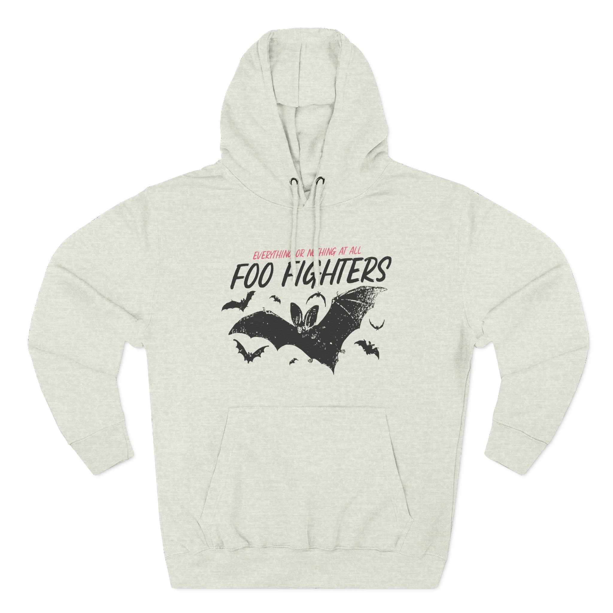 Foo Fighters Bat Three-Panel Fleece Hoodie