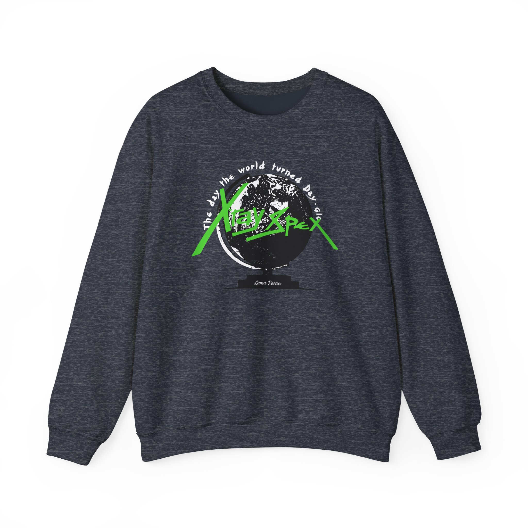 X-ray Spex Day-Glo Globe Unisex Heavy Blendâ„¢ Crewneck Sweatshirt