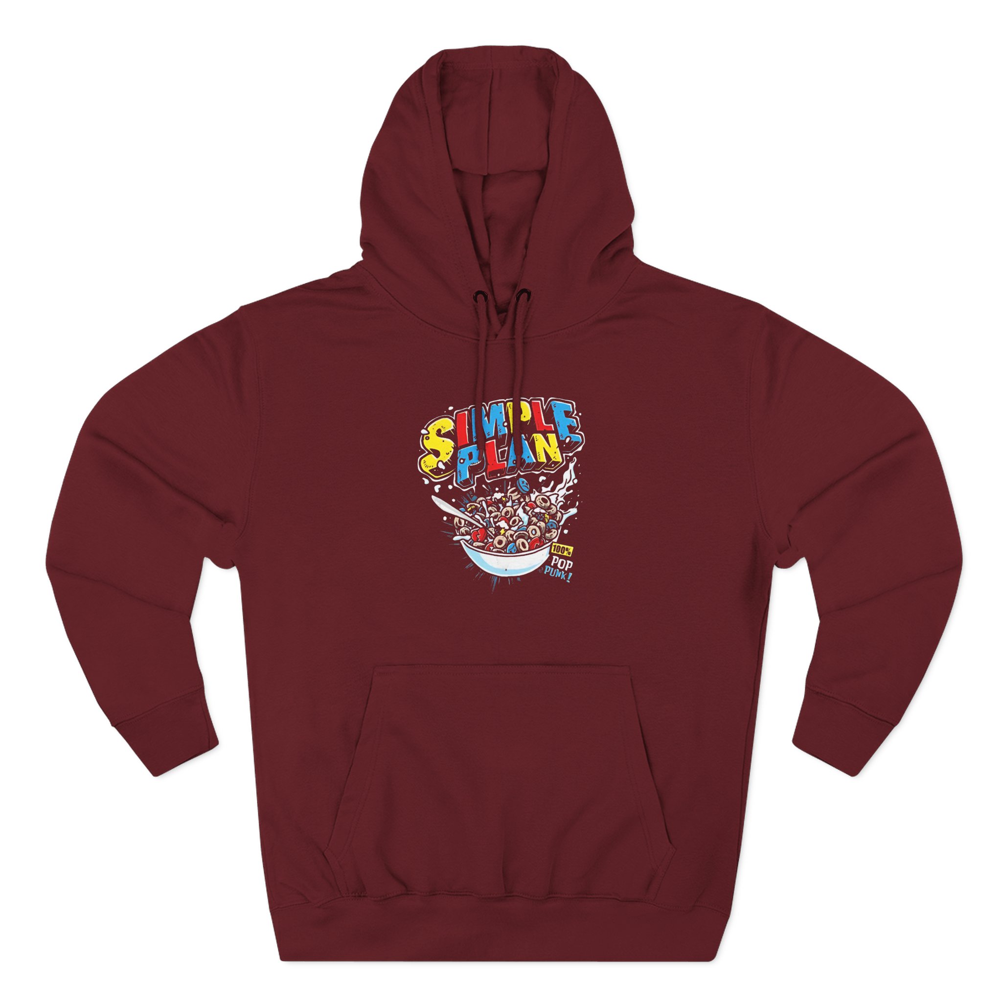 Simple Plan Cereal Three-Panel Fleece Hoodie