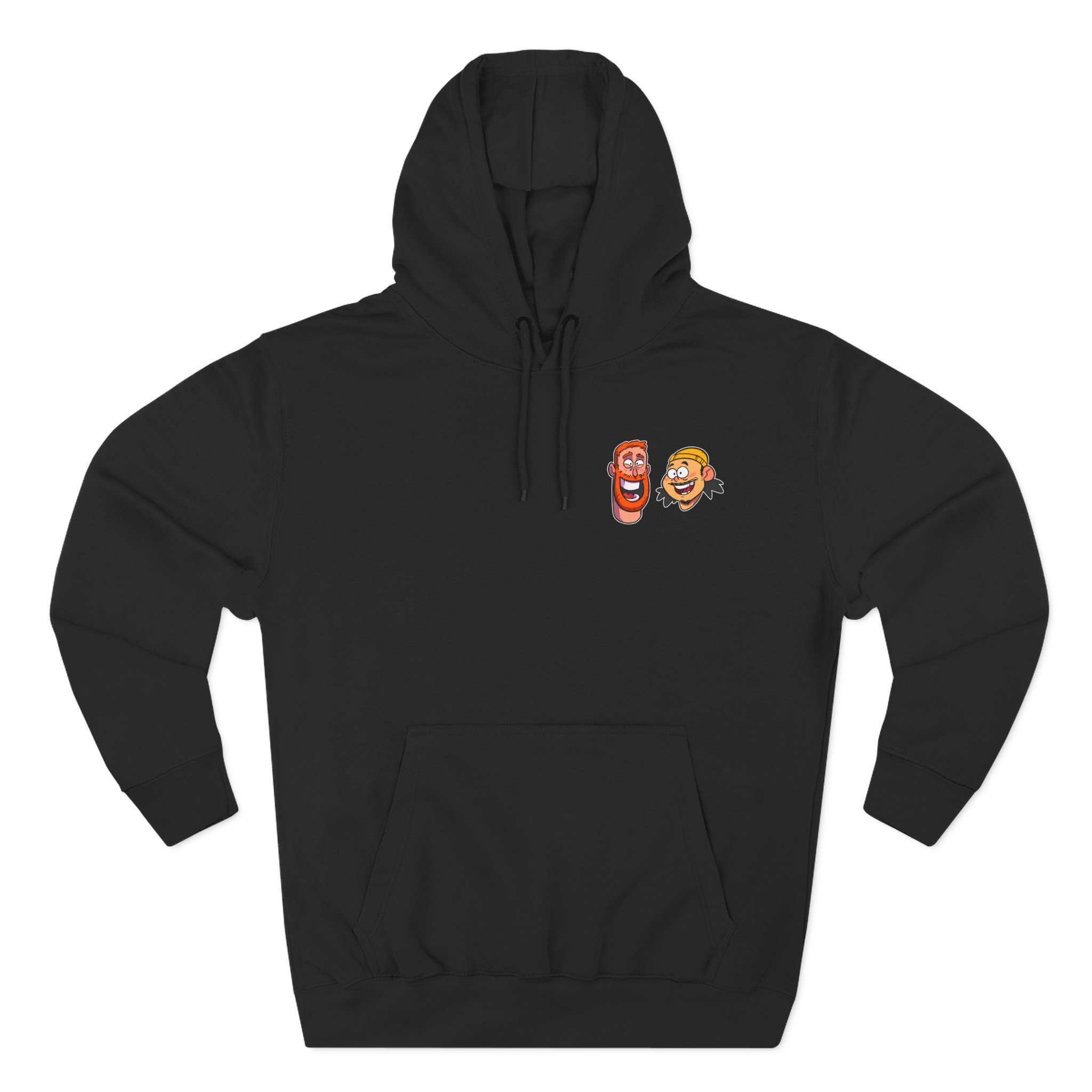 Bad Friends Three-Panel Fleece Hoodie