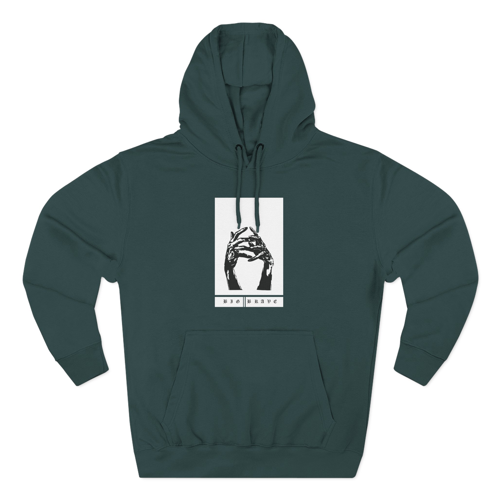 Big Brave Three-Panel Fleece Hoodie