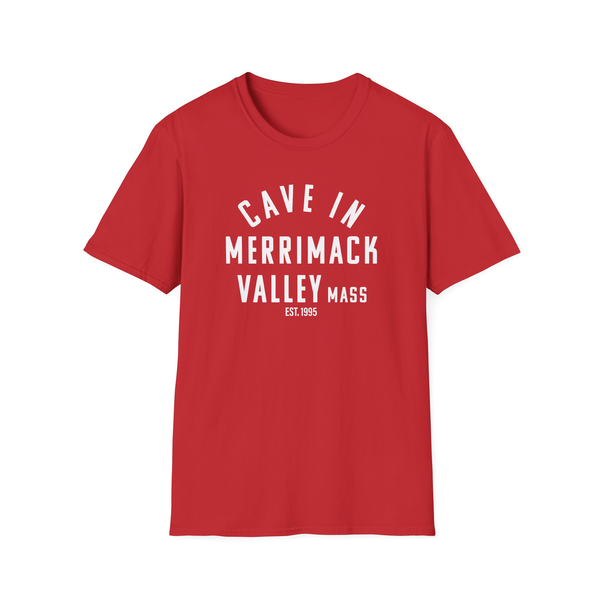 Cave in Merrimack Valley Unisex Softstyle T-Shirt