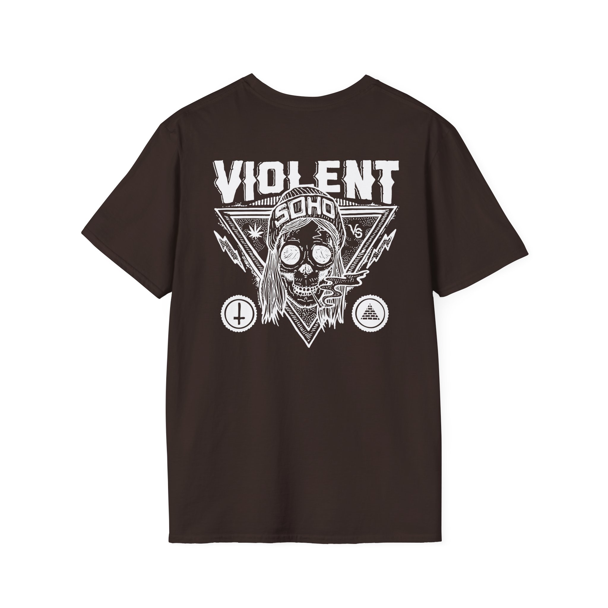 Violent Soho Blazin Skull Unisex Softstyle T-Shirt