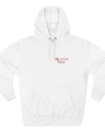 Katie Van Slyke  VS Code Red Three-Panel Fleece Hoodie