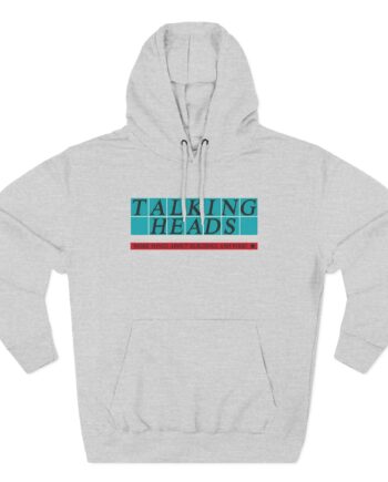 Talking Heads Tiled Logo Three-Panel Fleece Hoodie
