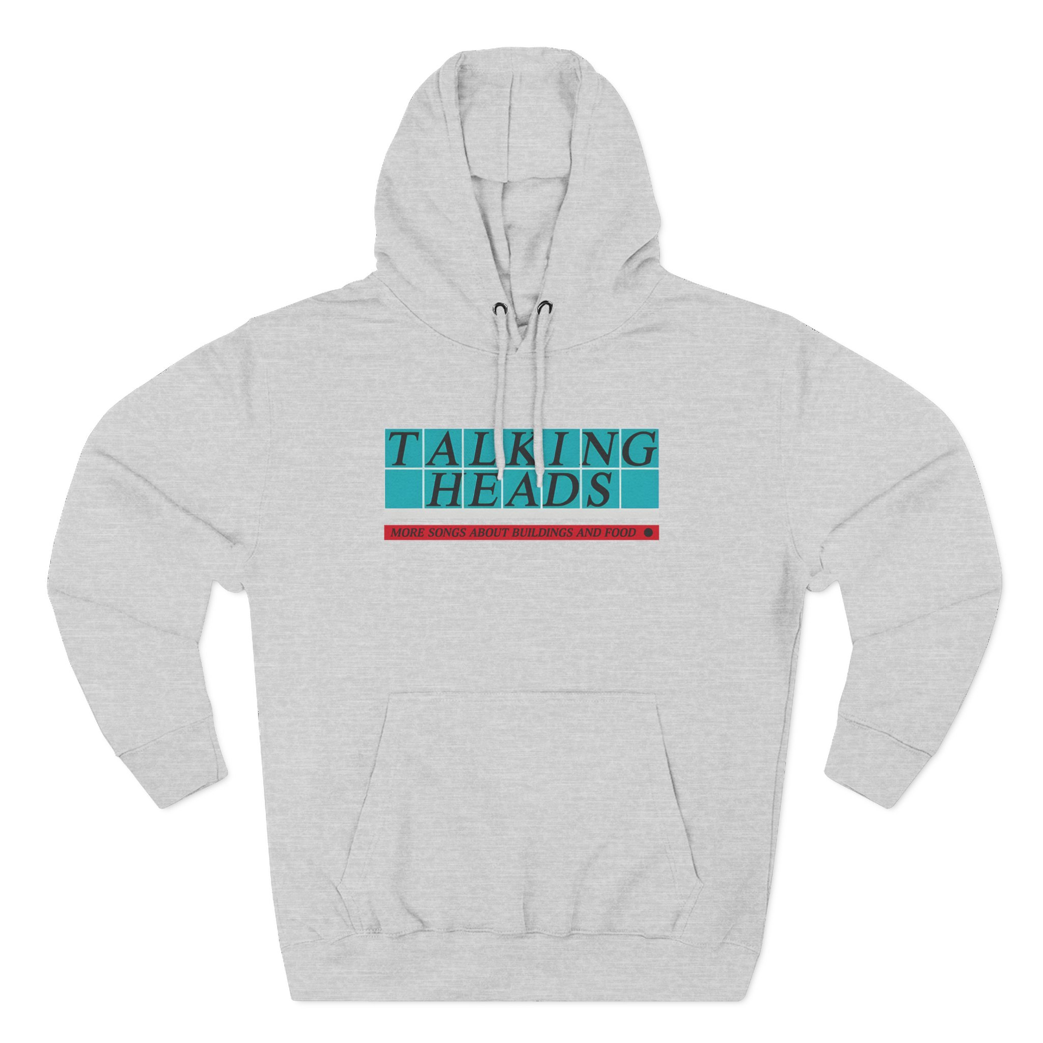 Talking Heads Tiled Logo Three-Panel Fleece Hoodie