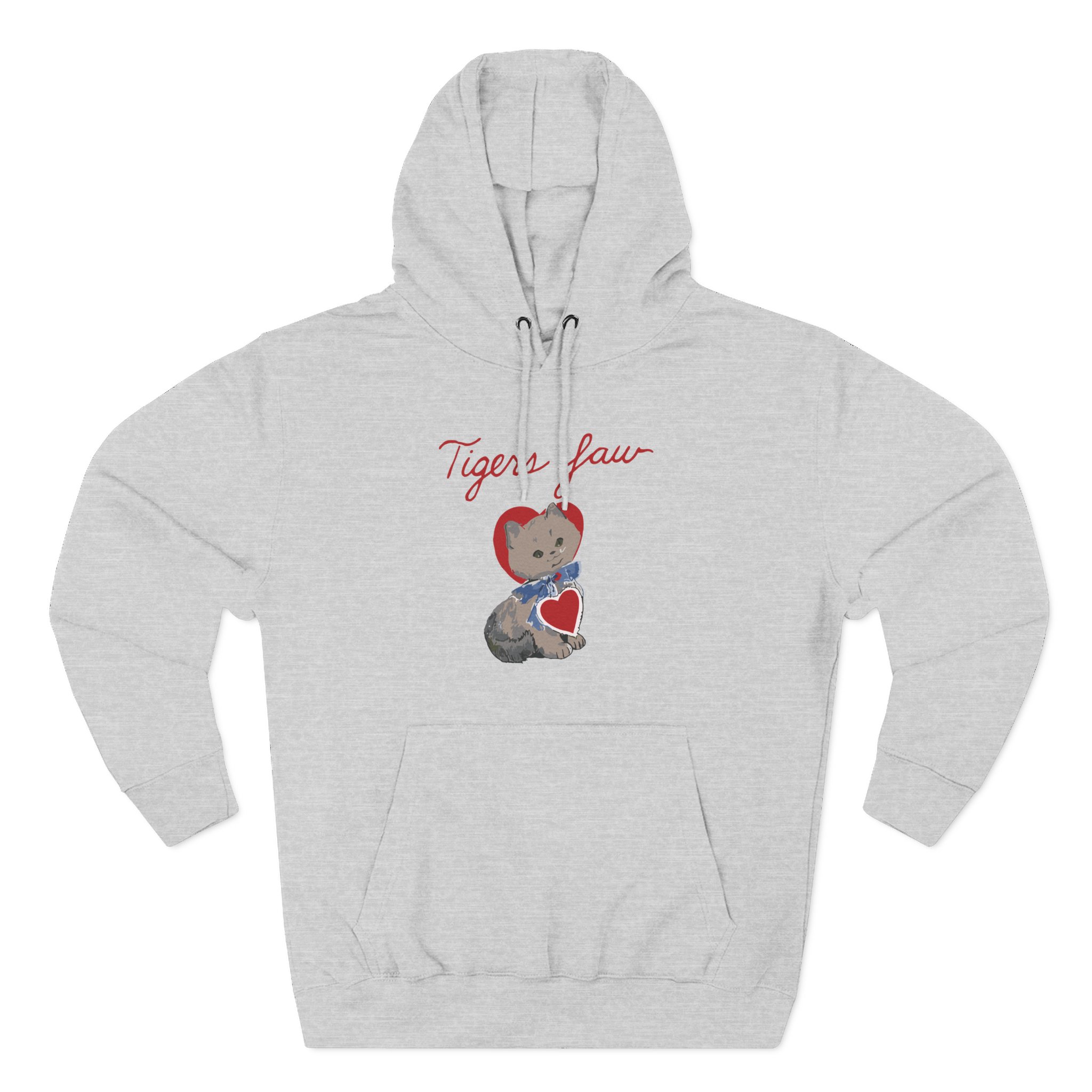 Tigers Jaw kitty baby Three-Panel Fleece Hoodie