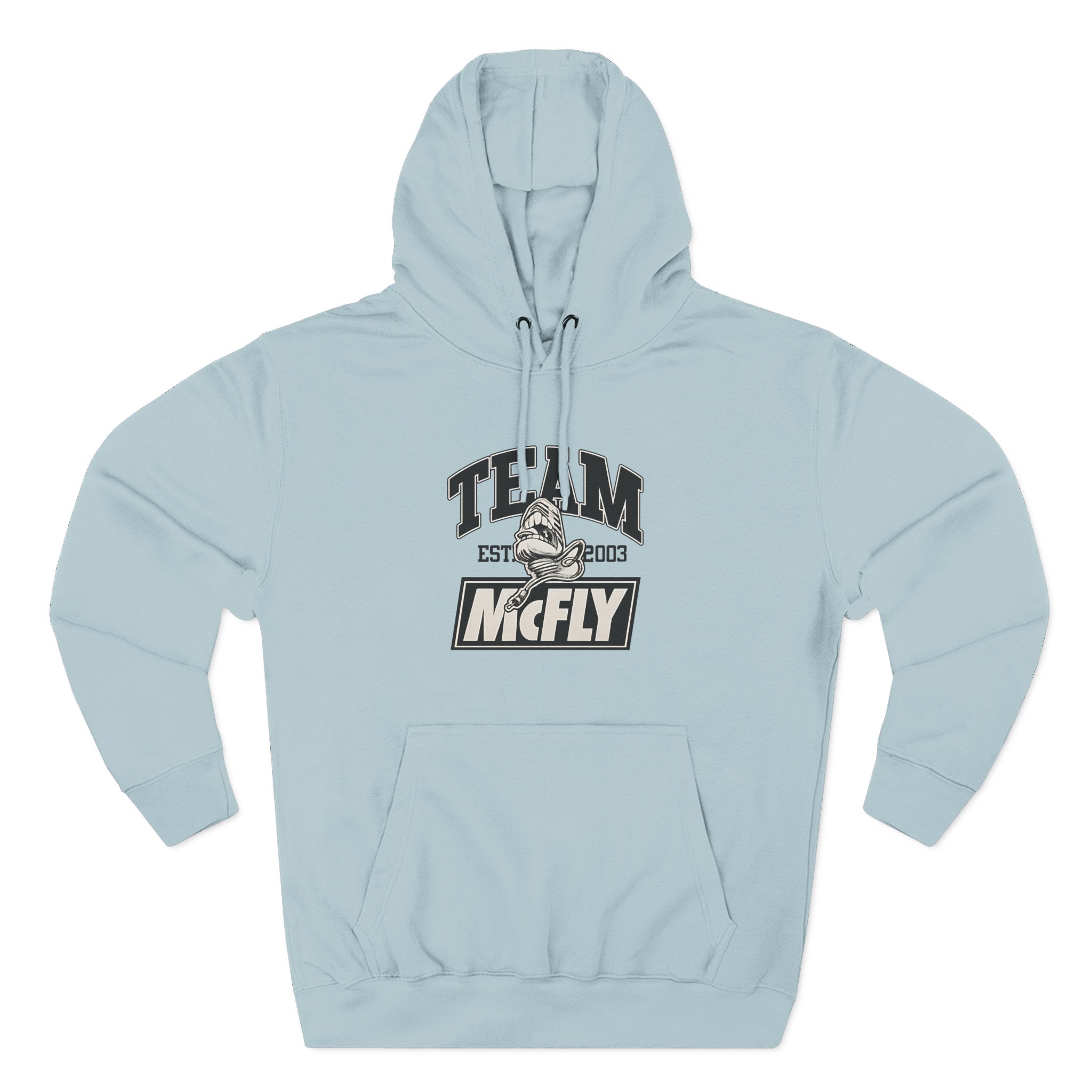 Mcfly Ecru Three-panel Fleece Hoodie