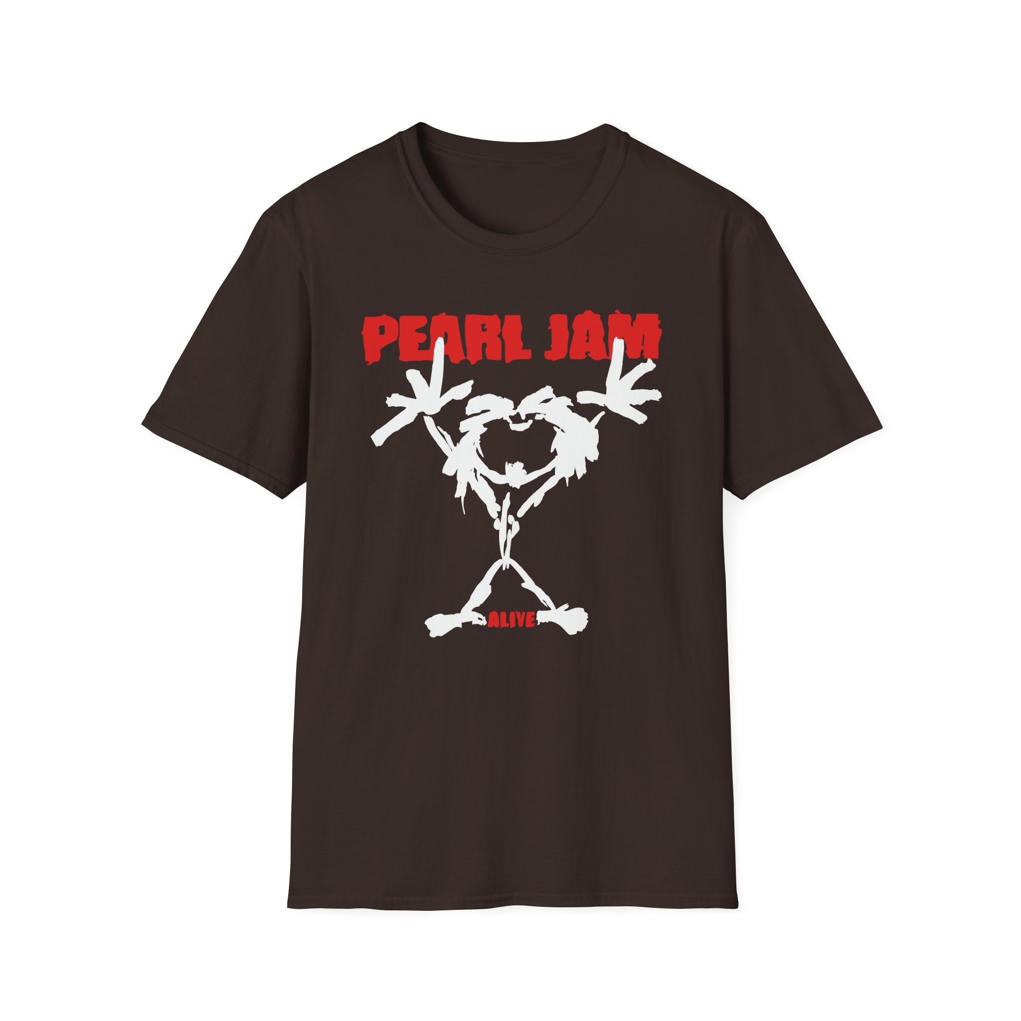 Pearl Jam Stickman Unisex Softstyle T-Shirt