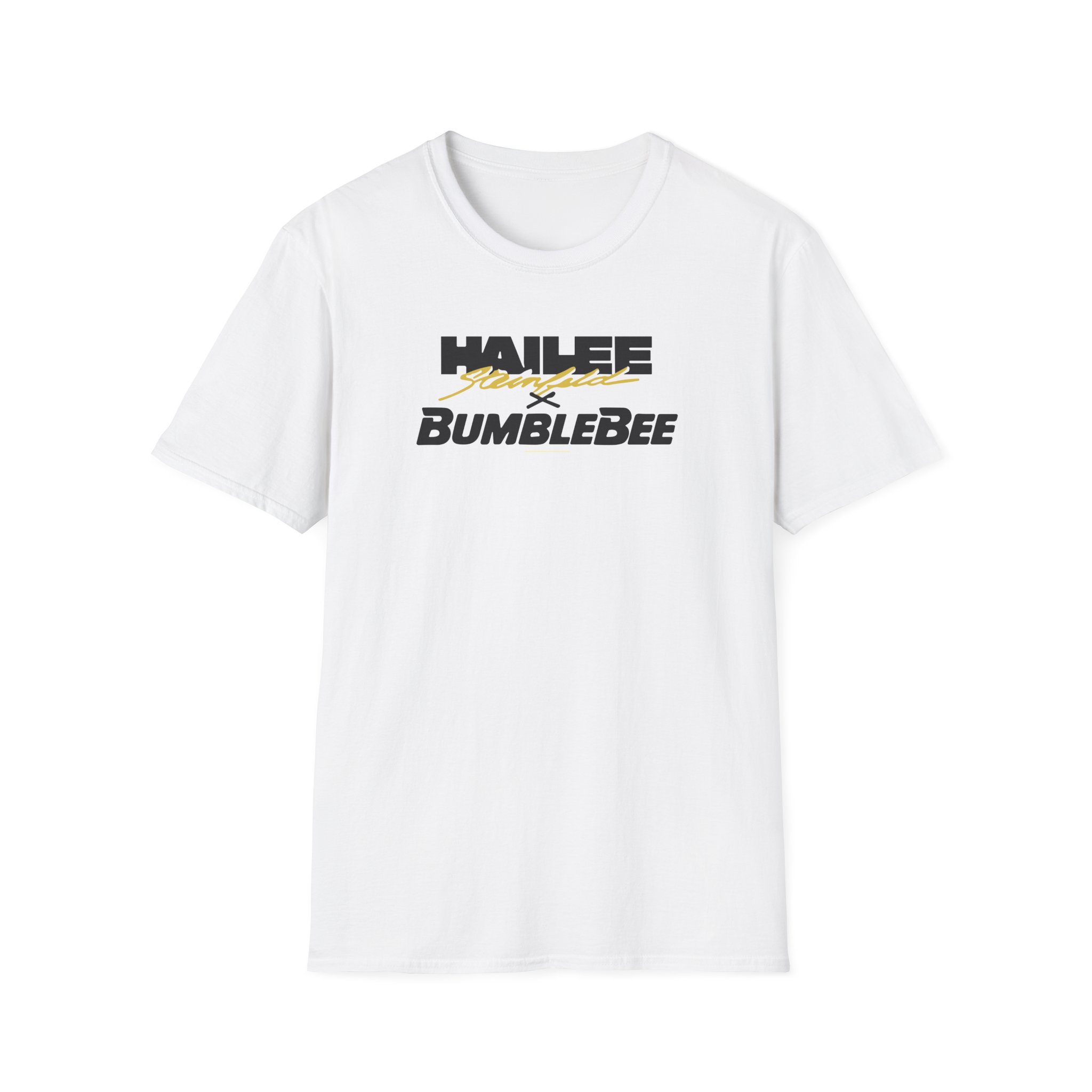Hailee Steinfeld Bumblebee Moto Unisex Softstyle T-Shirt