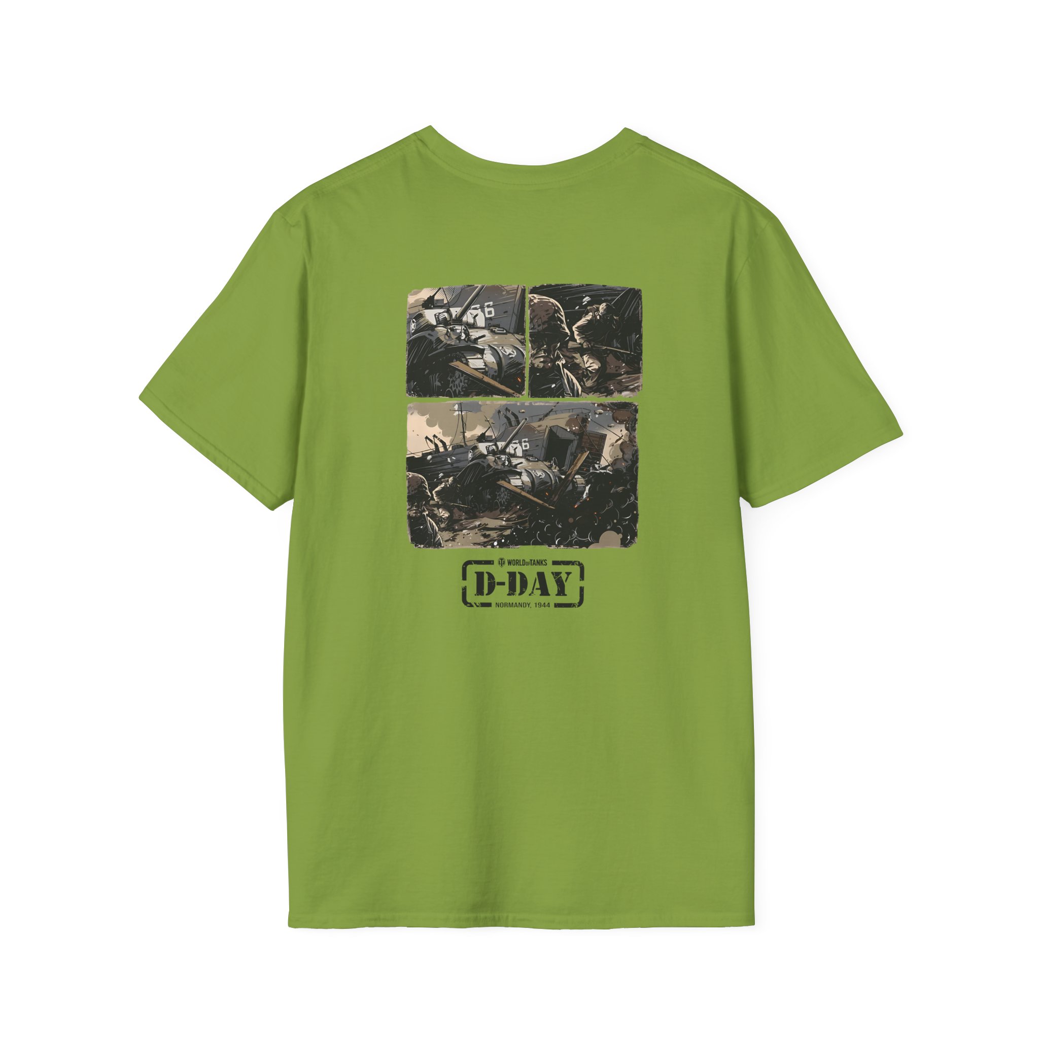 World of Tank Wot D-day Fury Storm Unisex Softstyle T-Shirt