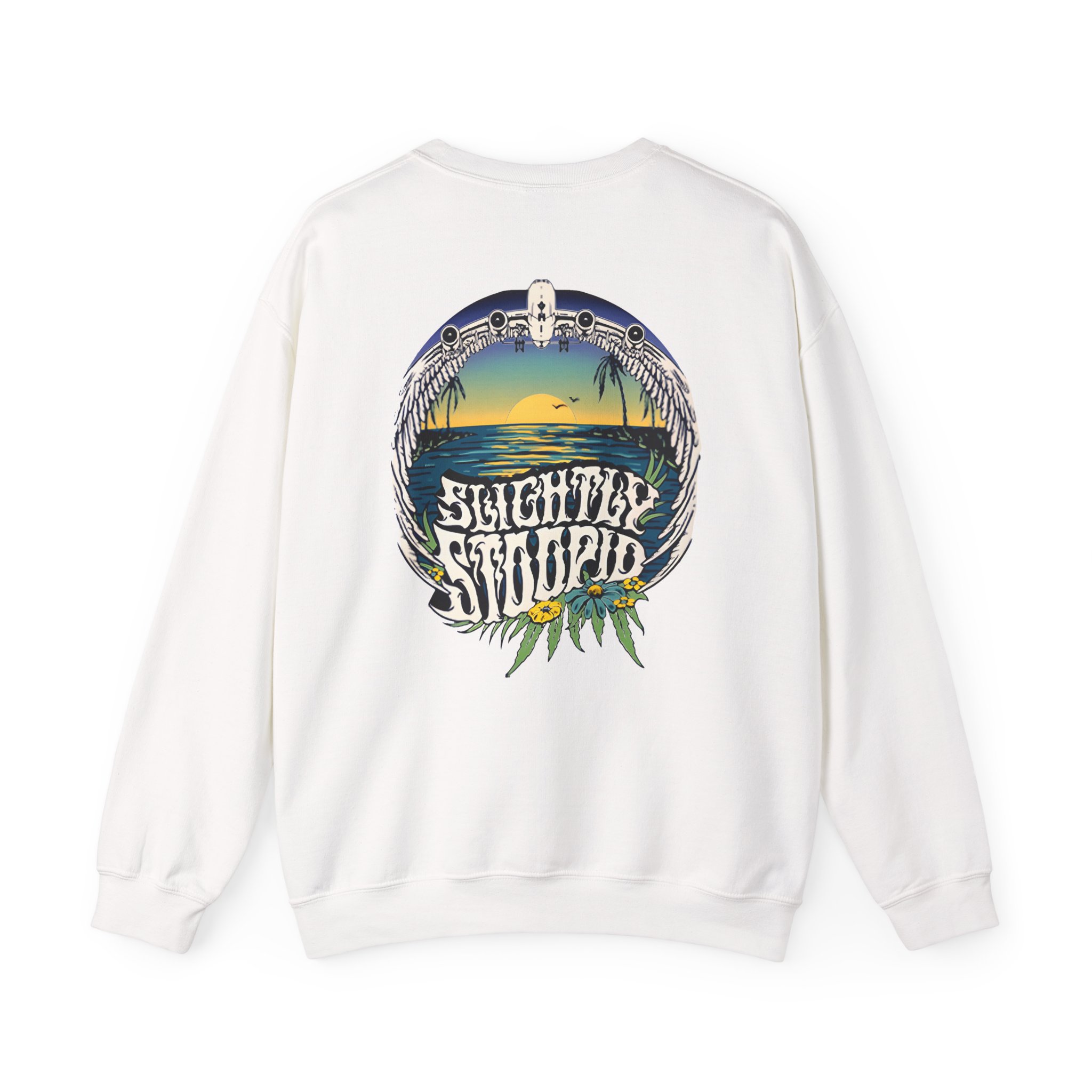 Slightly Stoopid Up on a Plane Unisex Heavy Blendâ„¢ Crewneck Sweatshirt