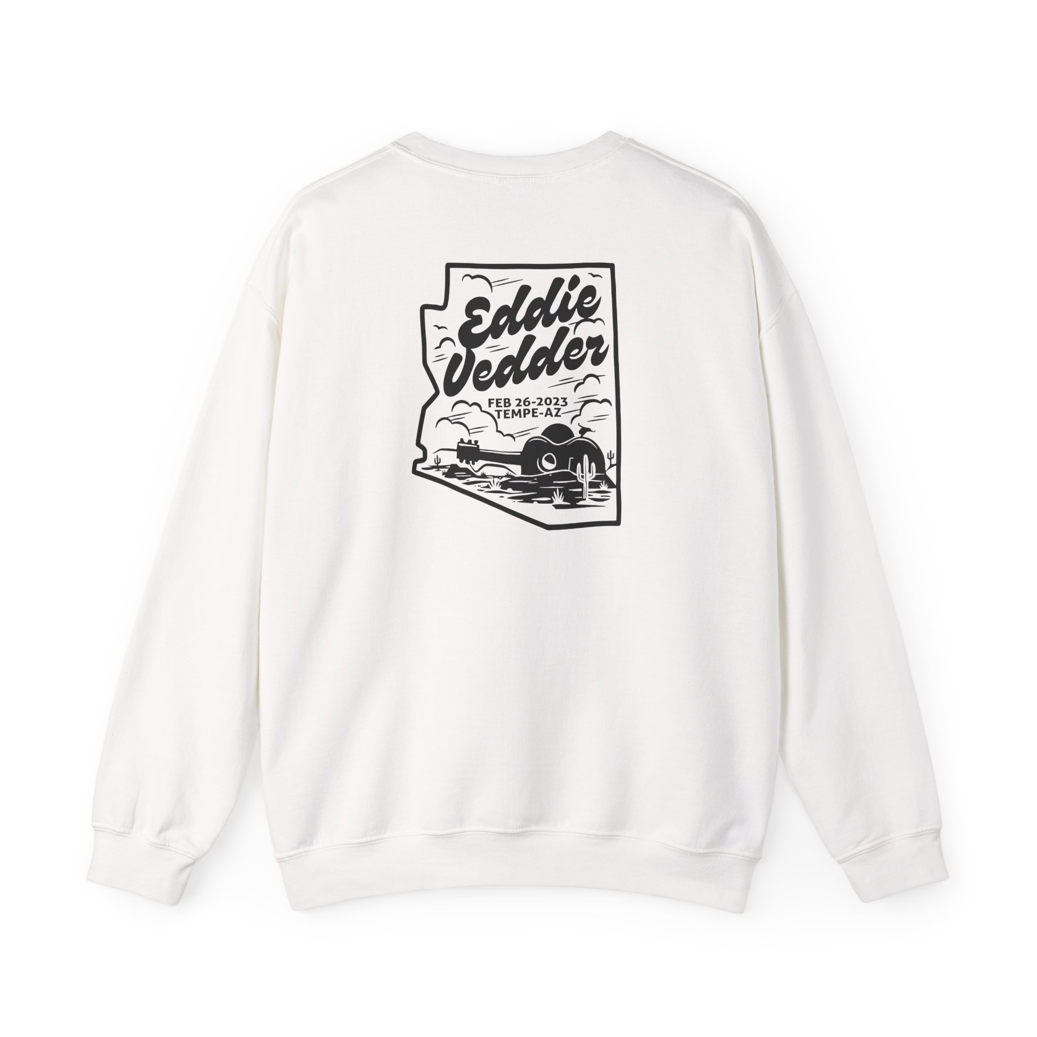 Eddie Vedder AZ Map Unisex Heavy Blendâ„¢ Crewneck Sweatshirt