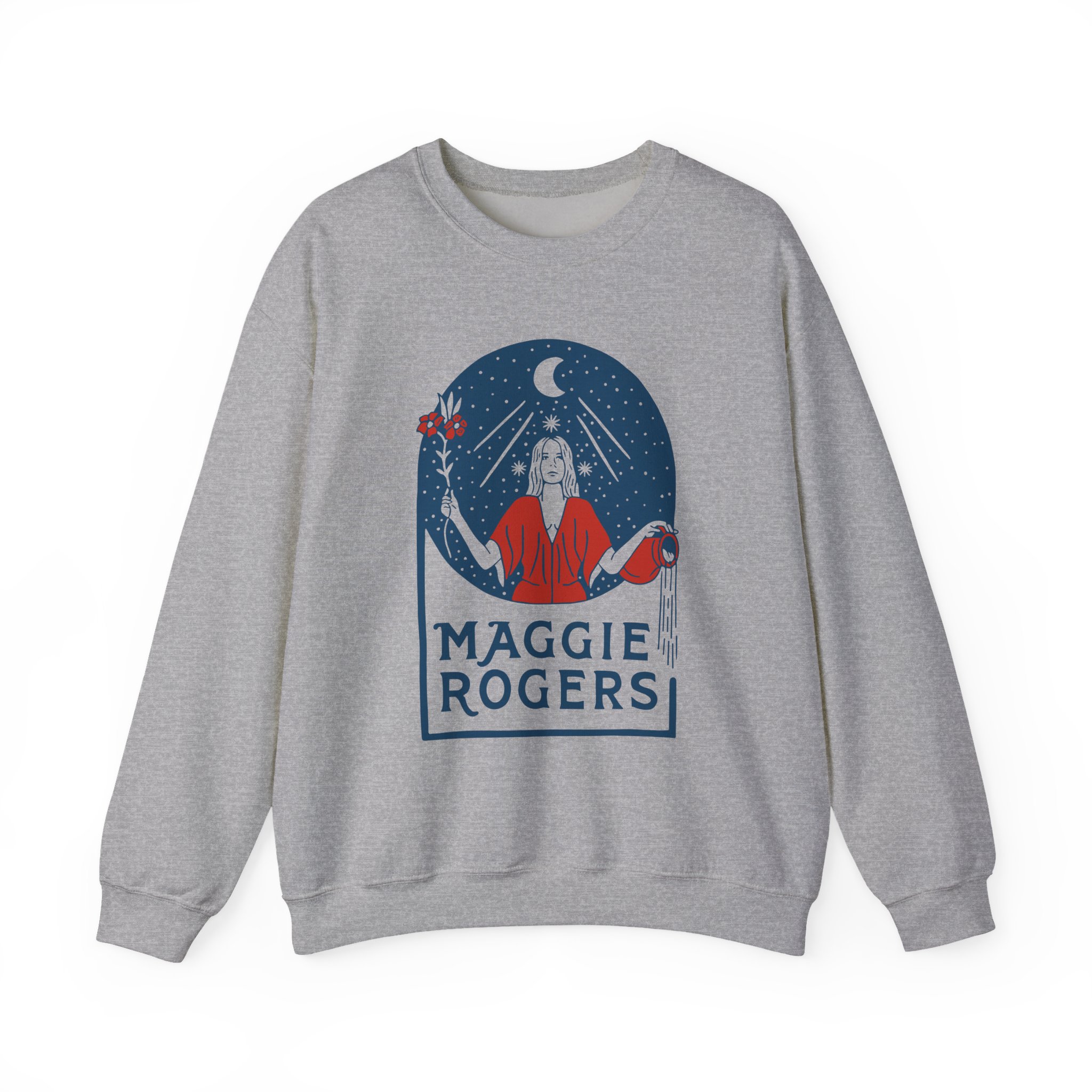 Maggie Rogers Heard It in a Past Life Magi Unisex Heavy Blendâ„¢ Crewneck Sweatshirt