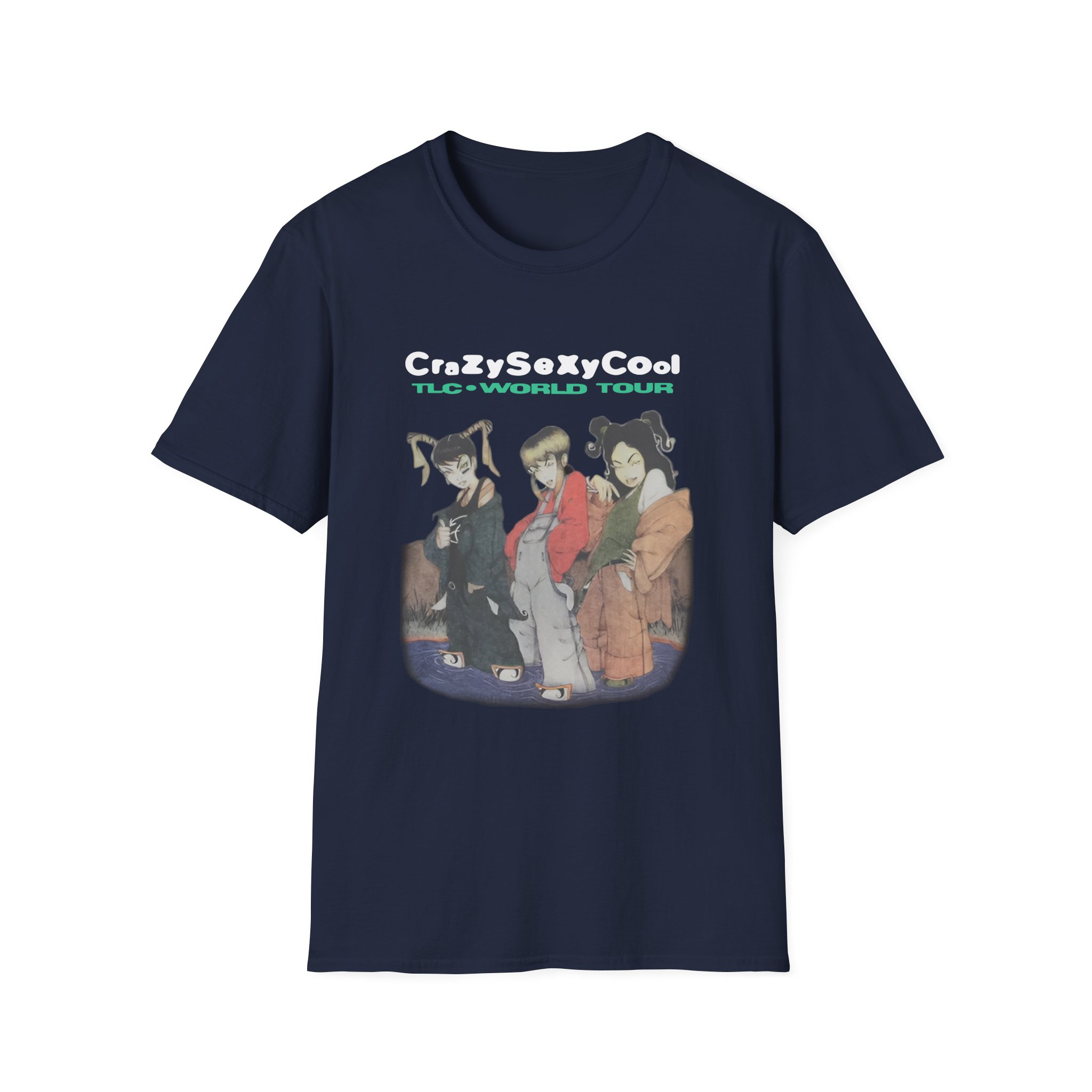 TLC CrazySexyCool Anime Unisex Softstyle T-Shirt