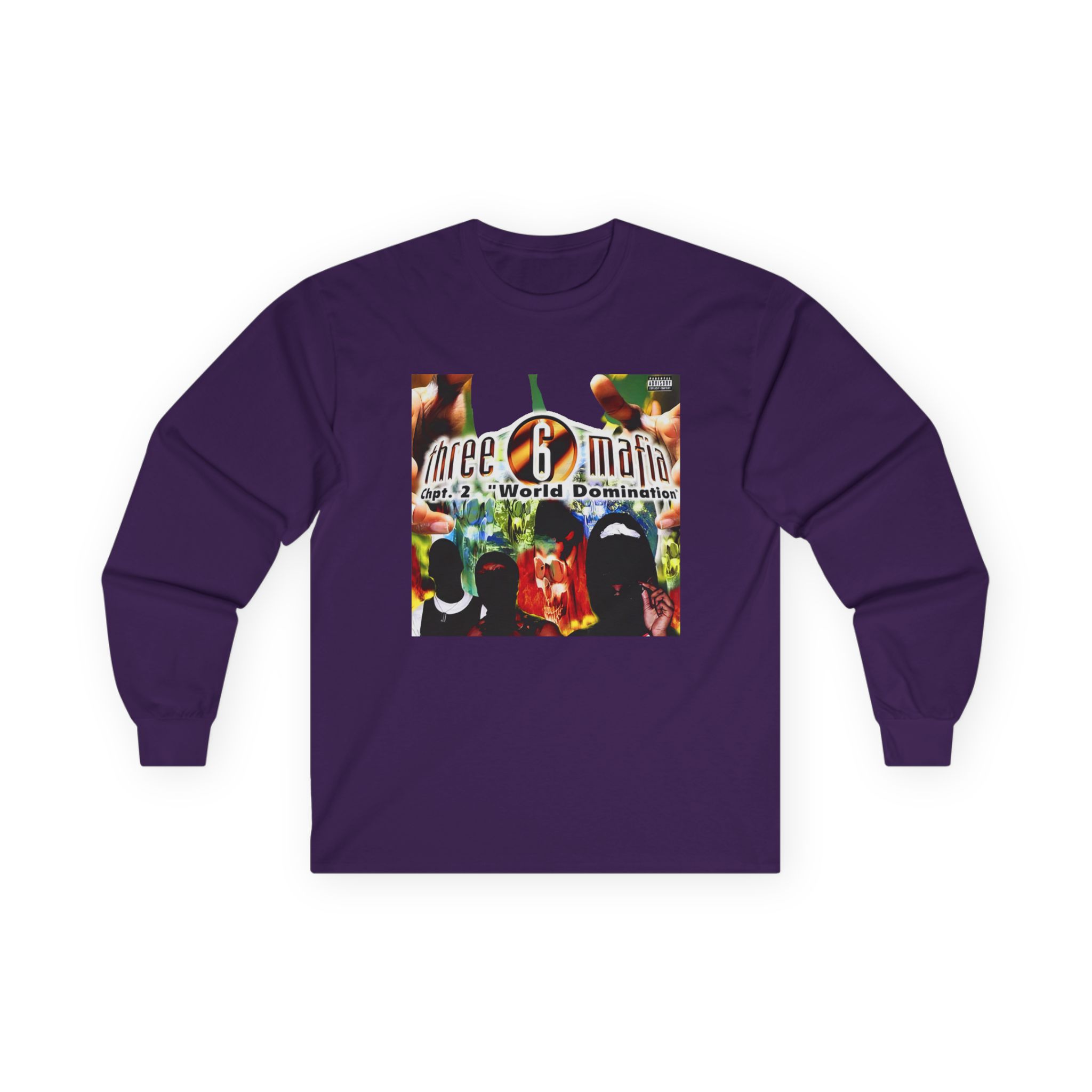 Three 6 Mafia Cover WD Unisex Ultra Cotton Long Sleeve Tee