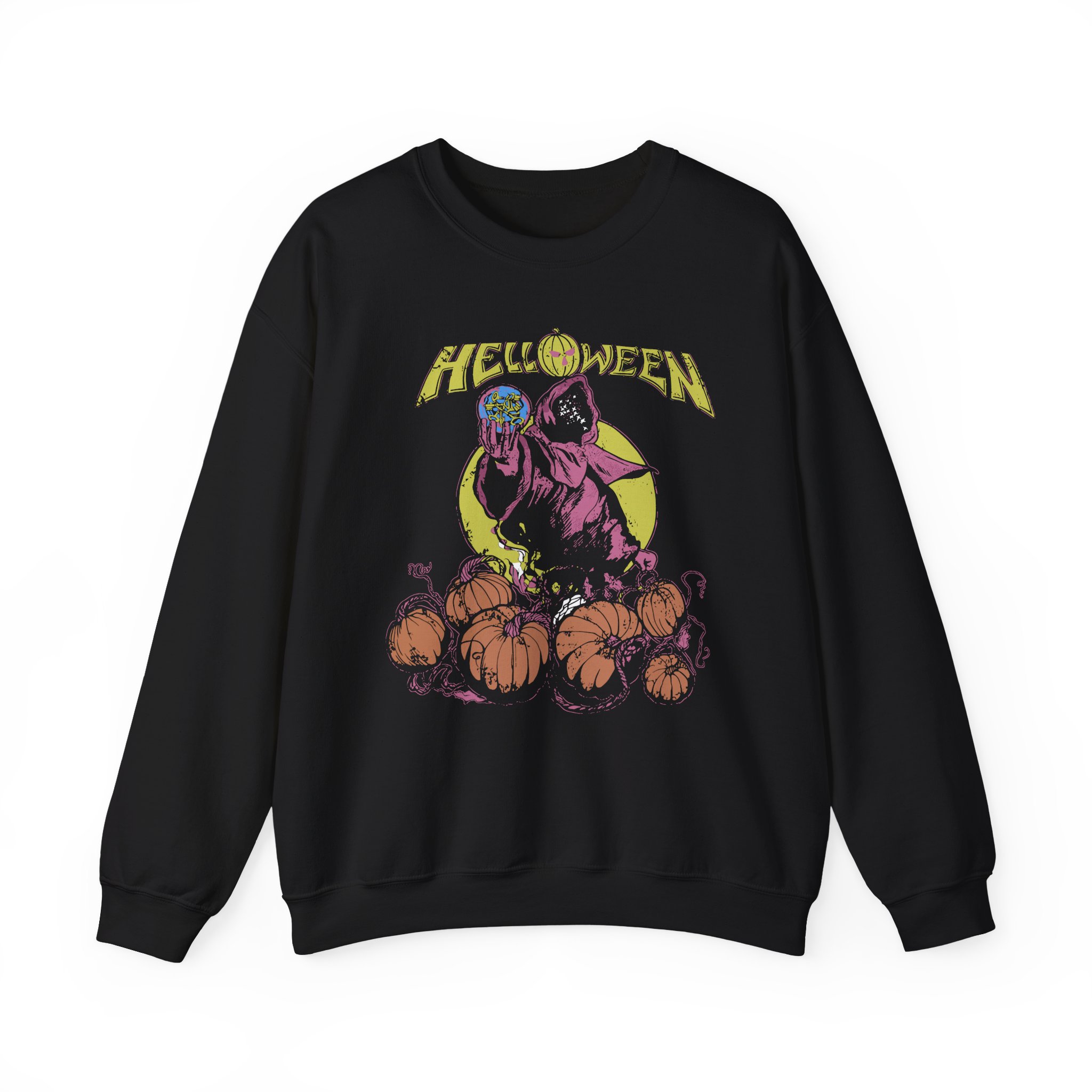 Helloween Pumpkin Garden Unisex Heavy Blendâ„¢ Crewneck Sweatshirt
