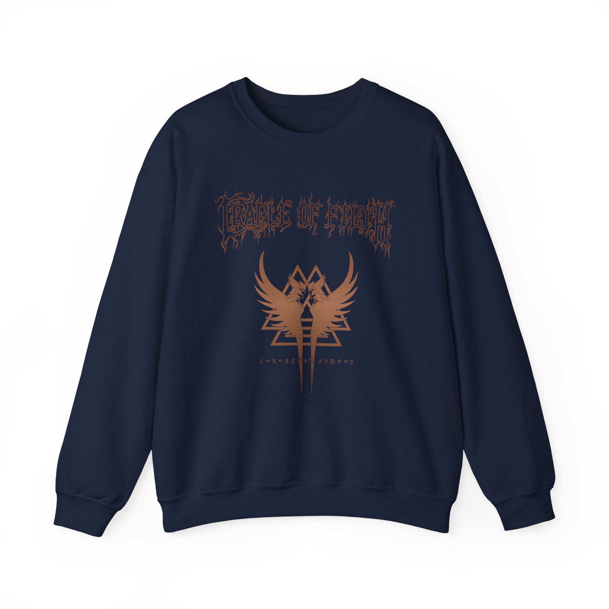 Cradle of Filth Valkyrie Sigil Unisex Heavy Blendâ„¢ Crewneck Sweatshirt