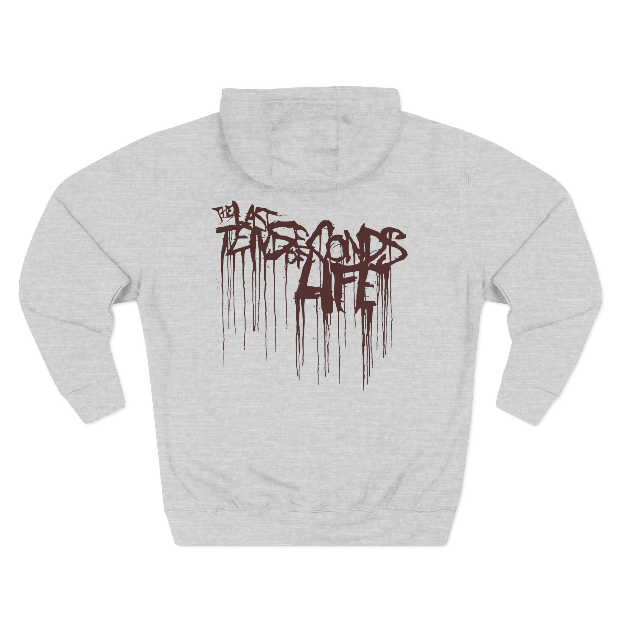 The Last Ten Seconds of Life Three-Panel Fleece Hoodie