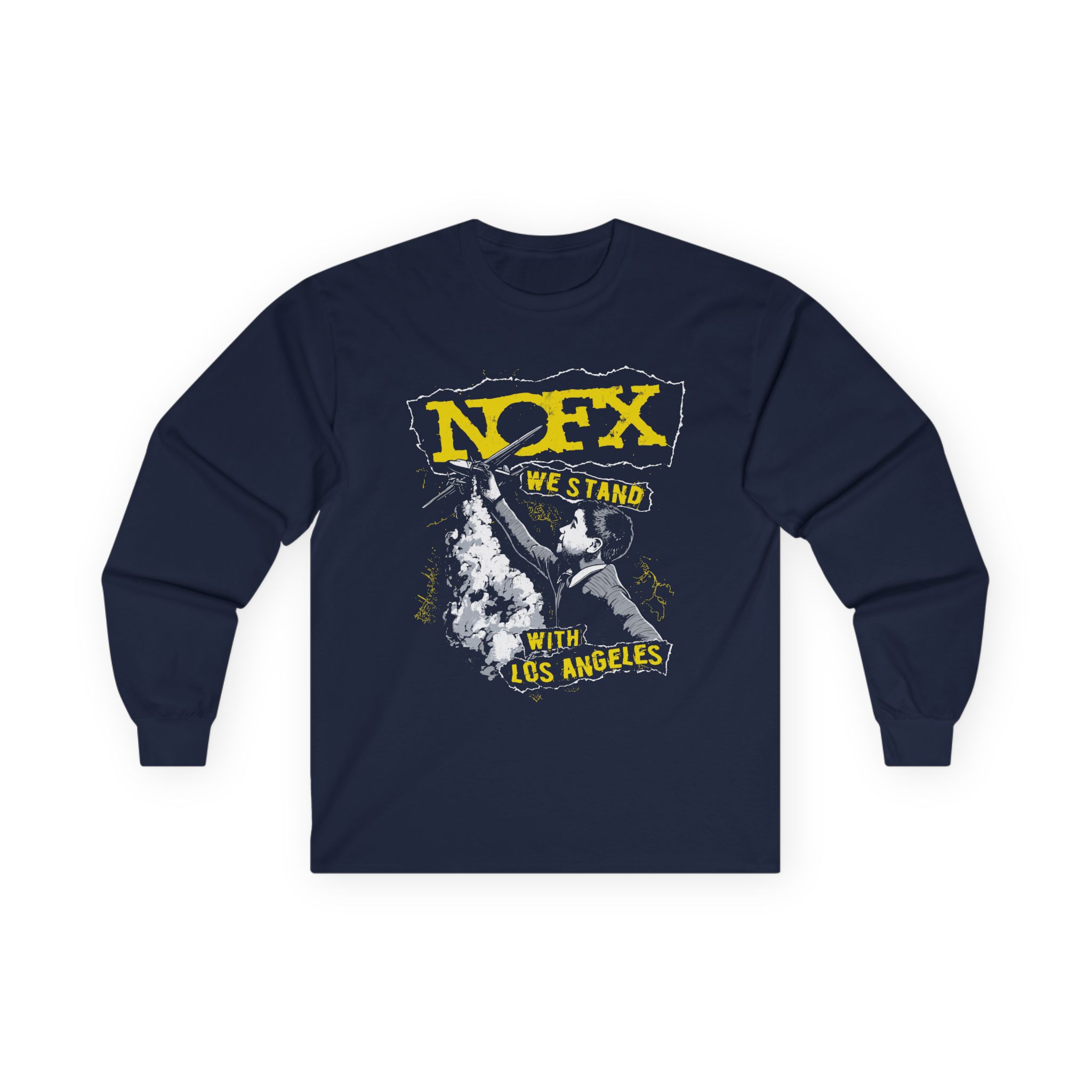 Nofx Fire Relief Unisex Ultra Cotton Long Sleeve Tee