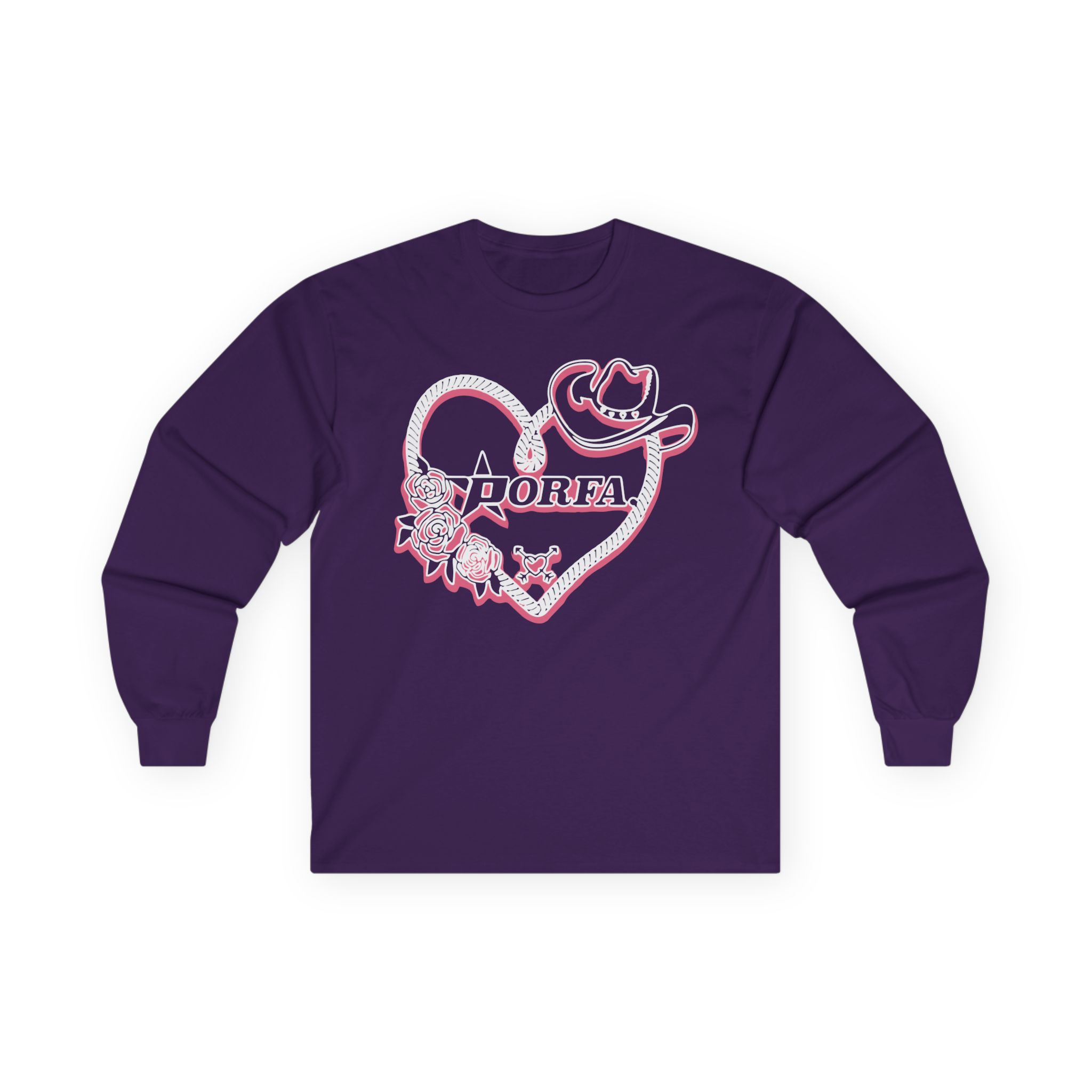 Porfa Love Lasso Unisex Ultra Cotton Long Sleeve Tee