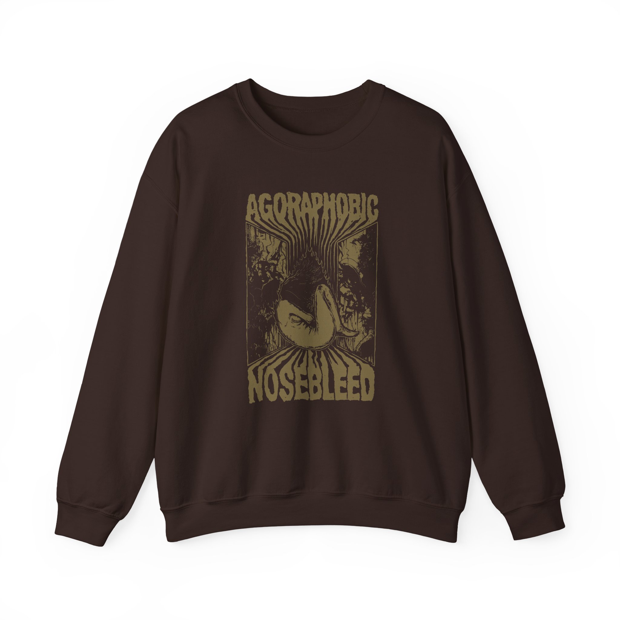 Agoraphobic Nosebleed Gnaw Unisex Heavy Blendâ„¢ Crewneck Sweatshirt