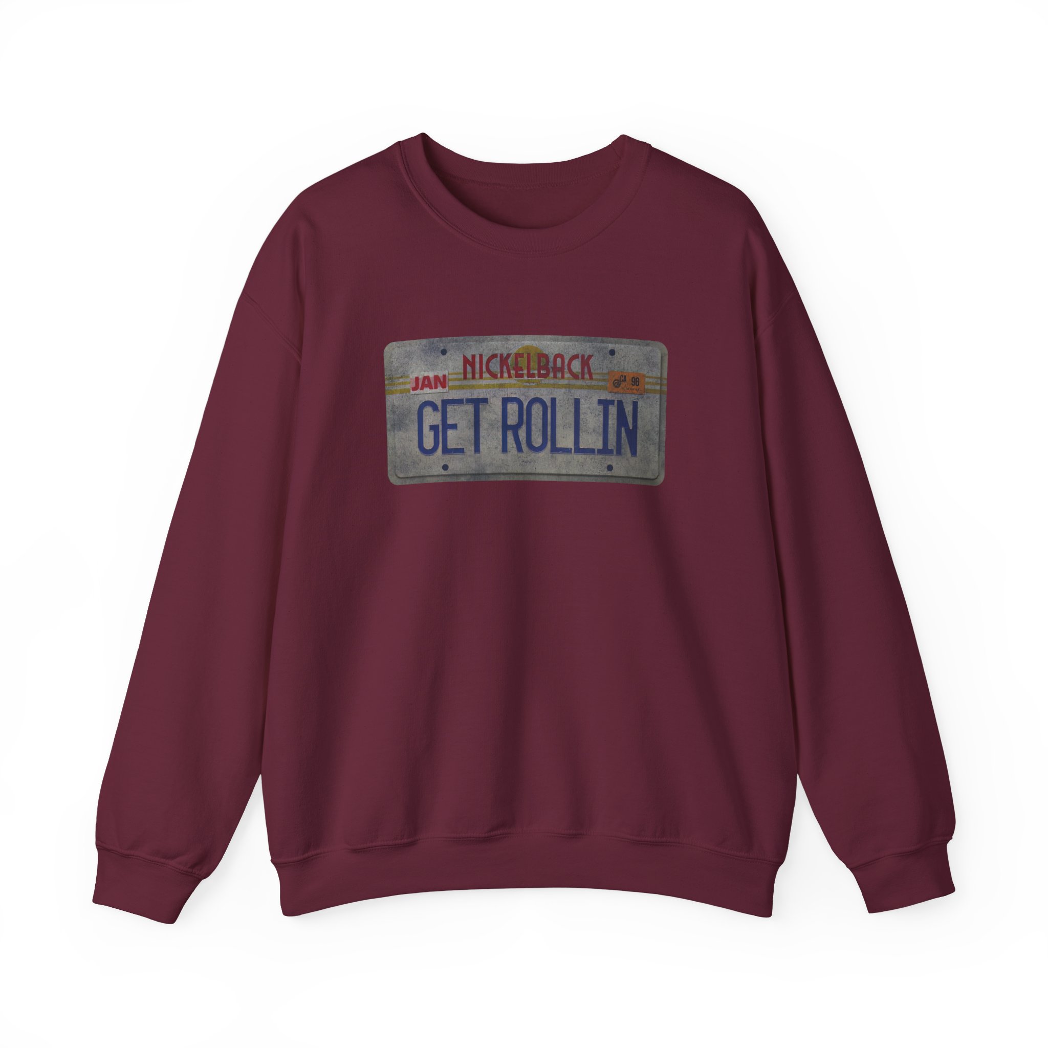 Nickelback Get Rollin Unisex Heavy Blendâ„¢ Crewneck Sweatshirt