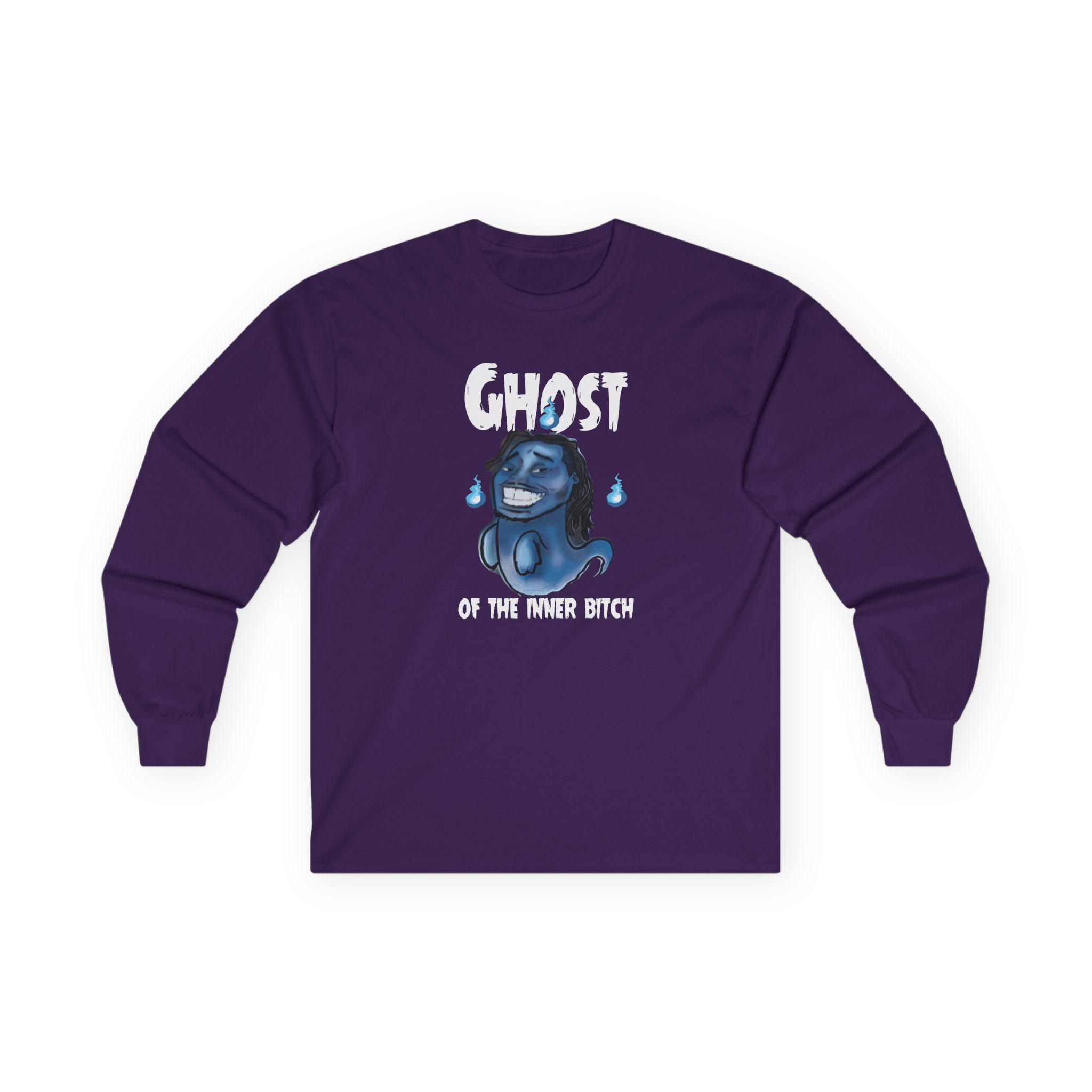 Aba and Preach Ghost of the Inner Bitch Unisex Ultra Cotton Long Sleeve Tee