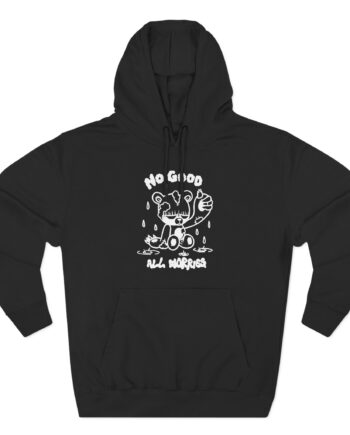Cold Ones the All Worries Three-Panel Fleece Hoodie