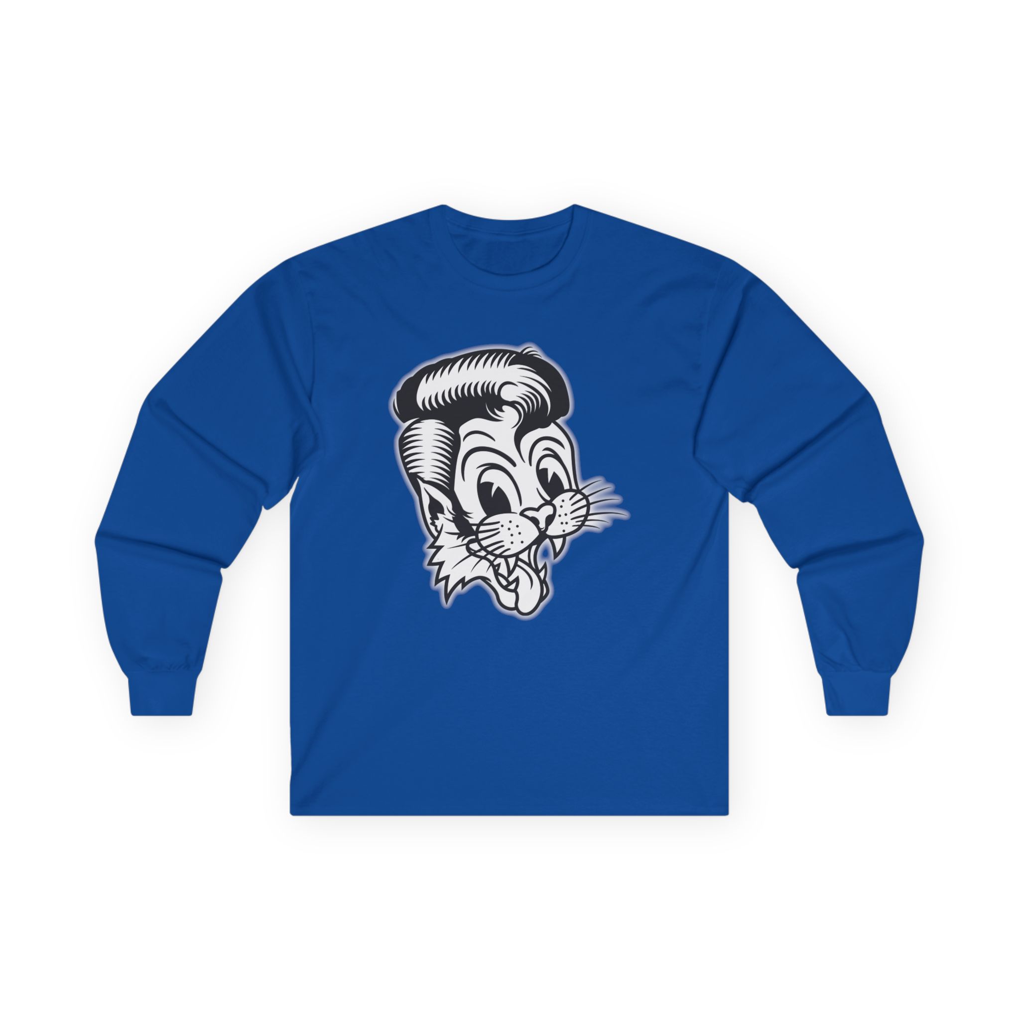 Stray Cats Metallic Cat Unisex Ultra Cotton Long Sleeve Tee