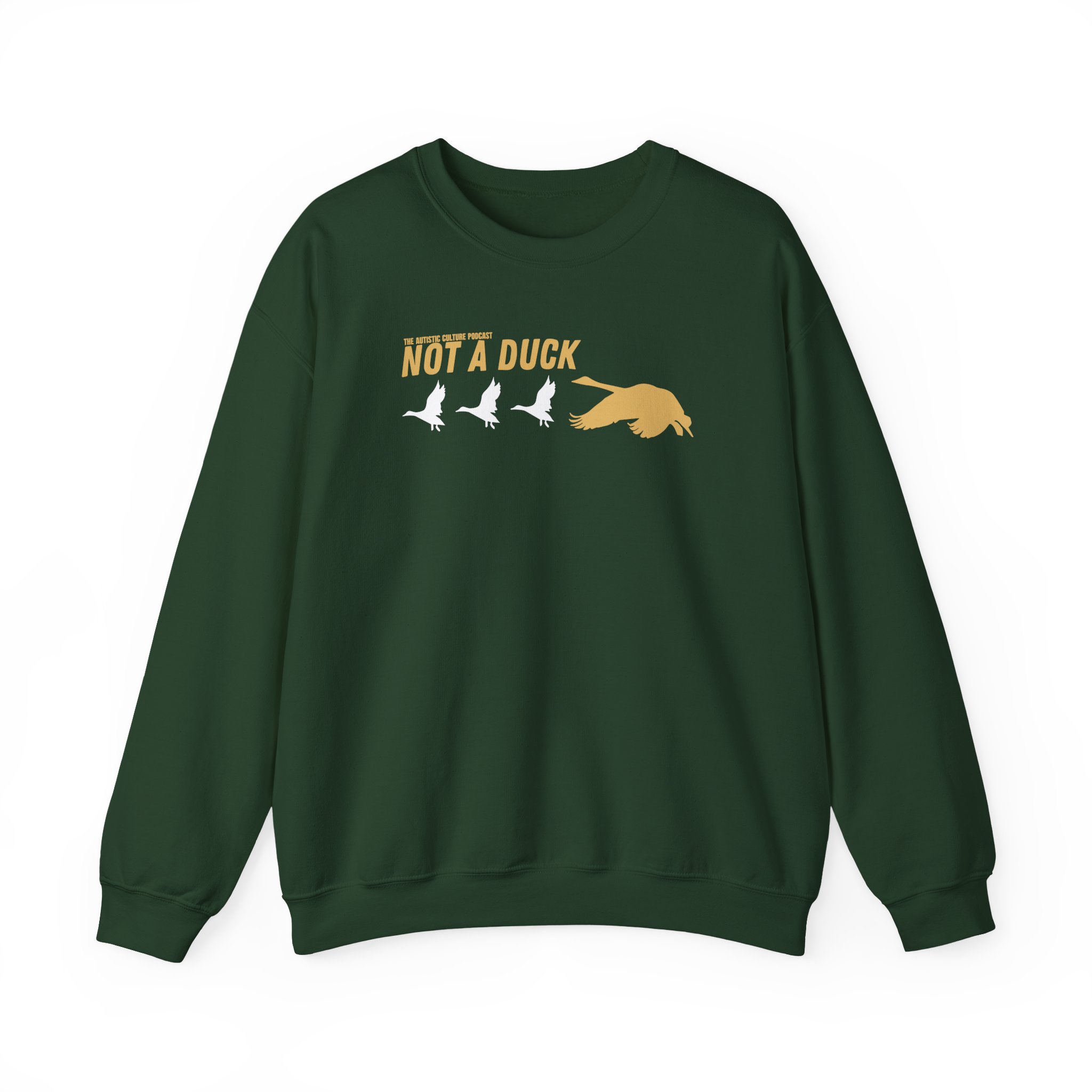 Drawfee Not a Duck Unisex Heavy Blendâ„¢ Crewneck Sweatshirt
