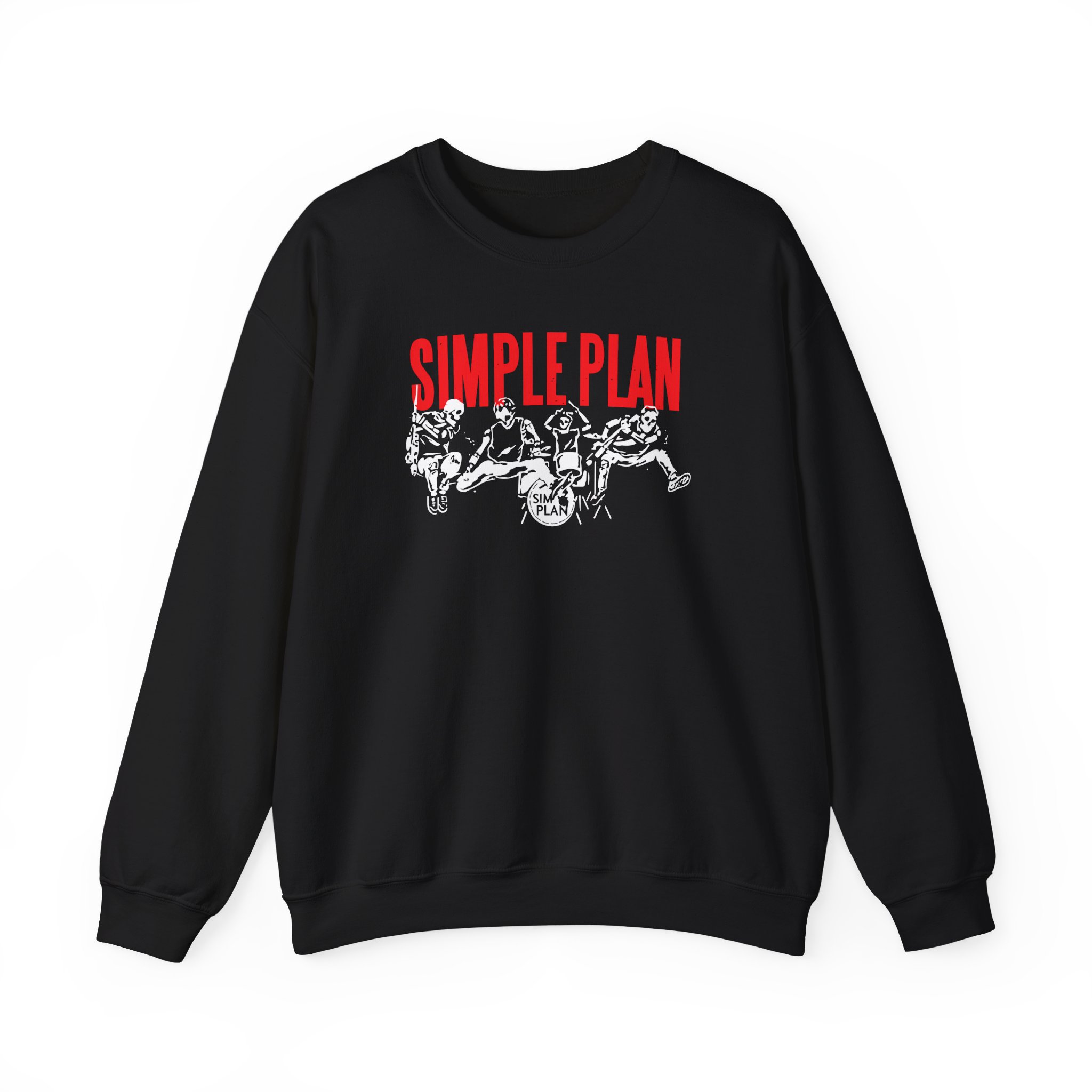Simple Plan Live Skeleton Unisex Heavy Blendâ„¢ Crewneck Sweatshirt