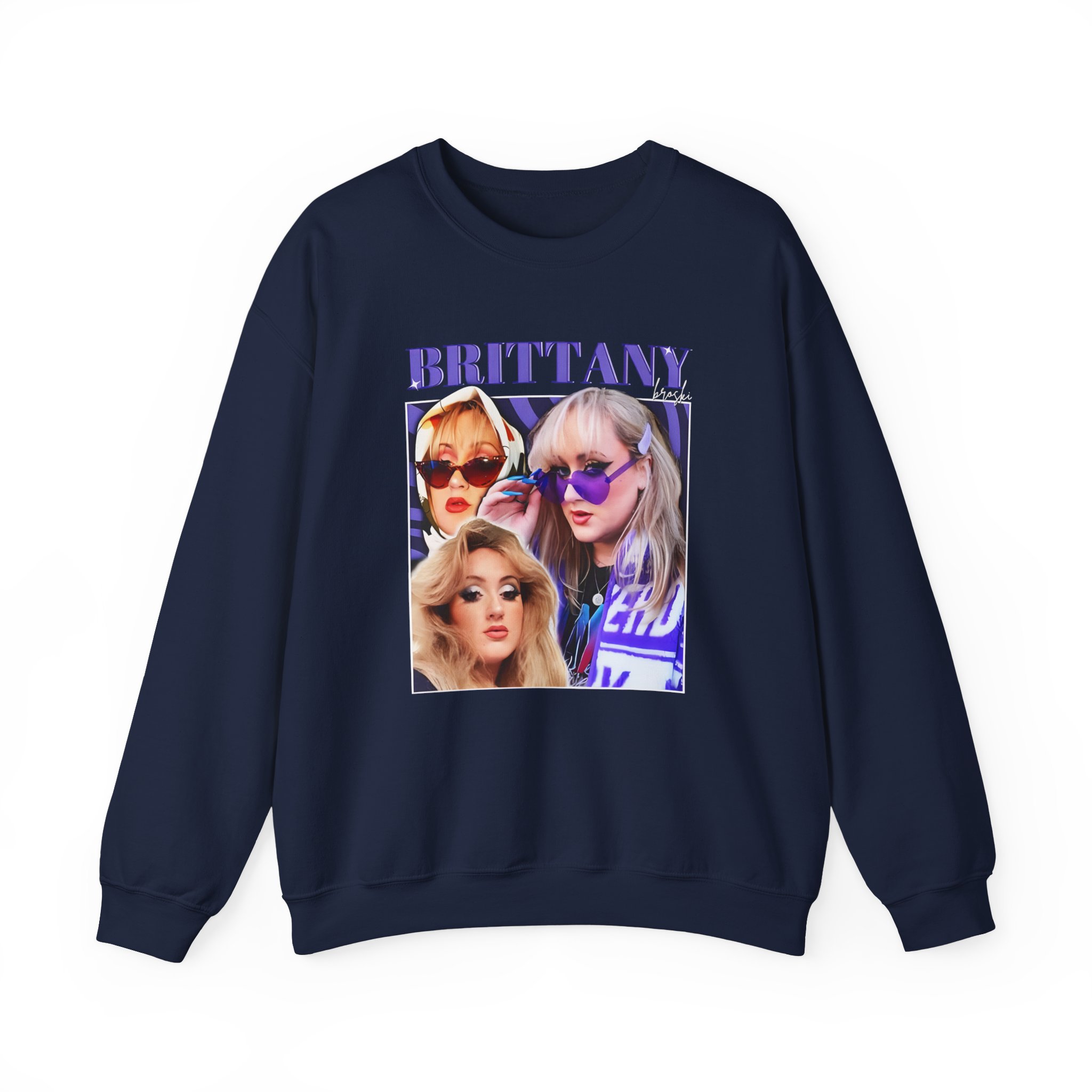 Broski Report 90's Vintage Unisex Heavy Blendâ„¢ Crewneck Sweatshirt