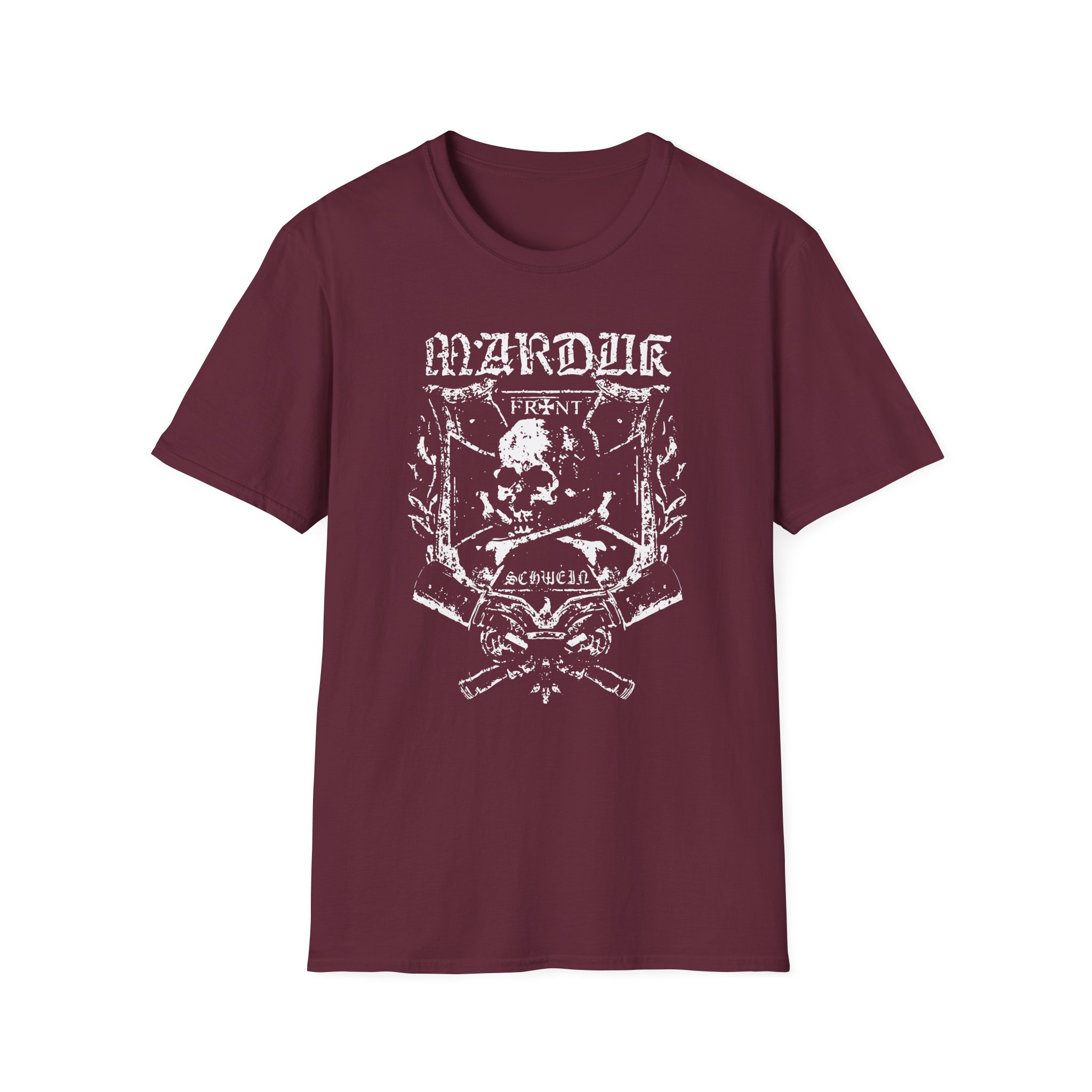 Marduk Frontschwein Shield Unisex Softstyle T-Shirt