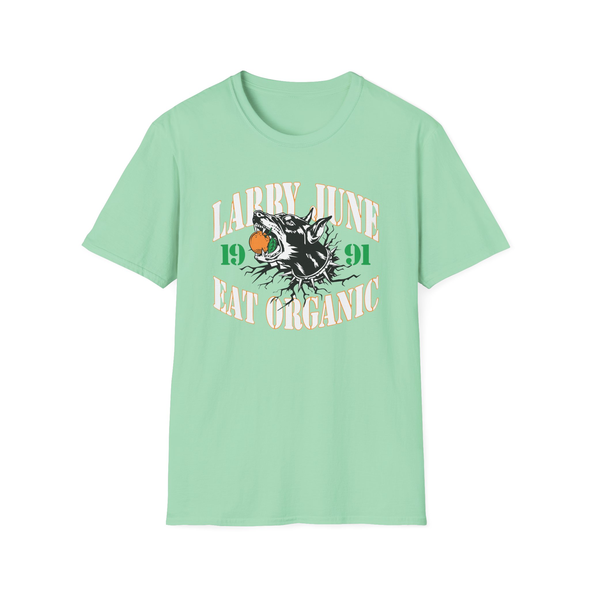 Larry June Eat Organic Unisex Softstyle T-Shirt