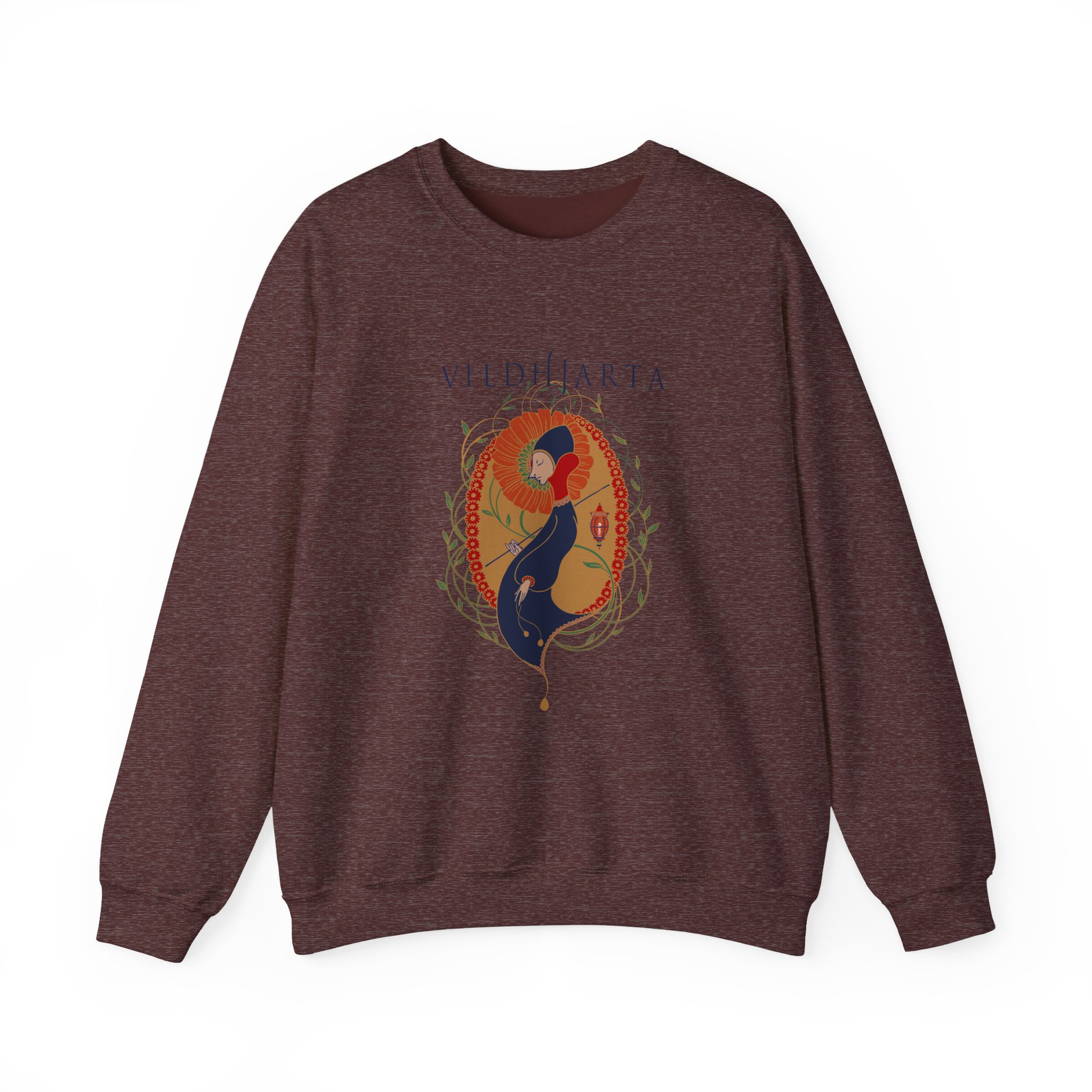 Vildhjarta Lantern Lady Unisex Heavy Blend Crewneck Sweatshirt