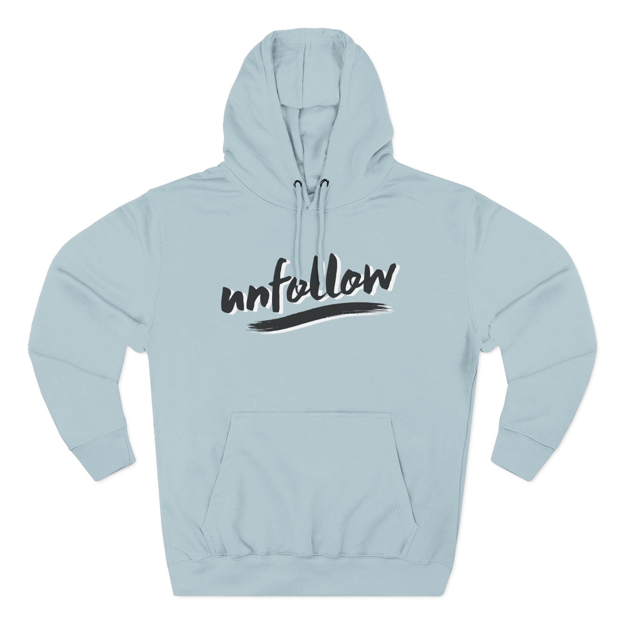 Shubble Unfollow Three-Panel Fleece Hoodie