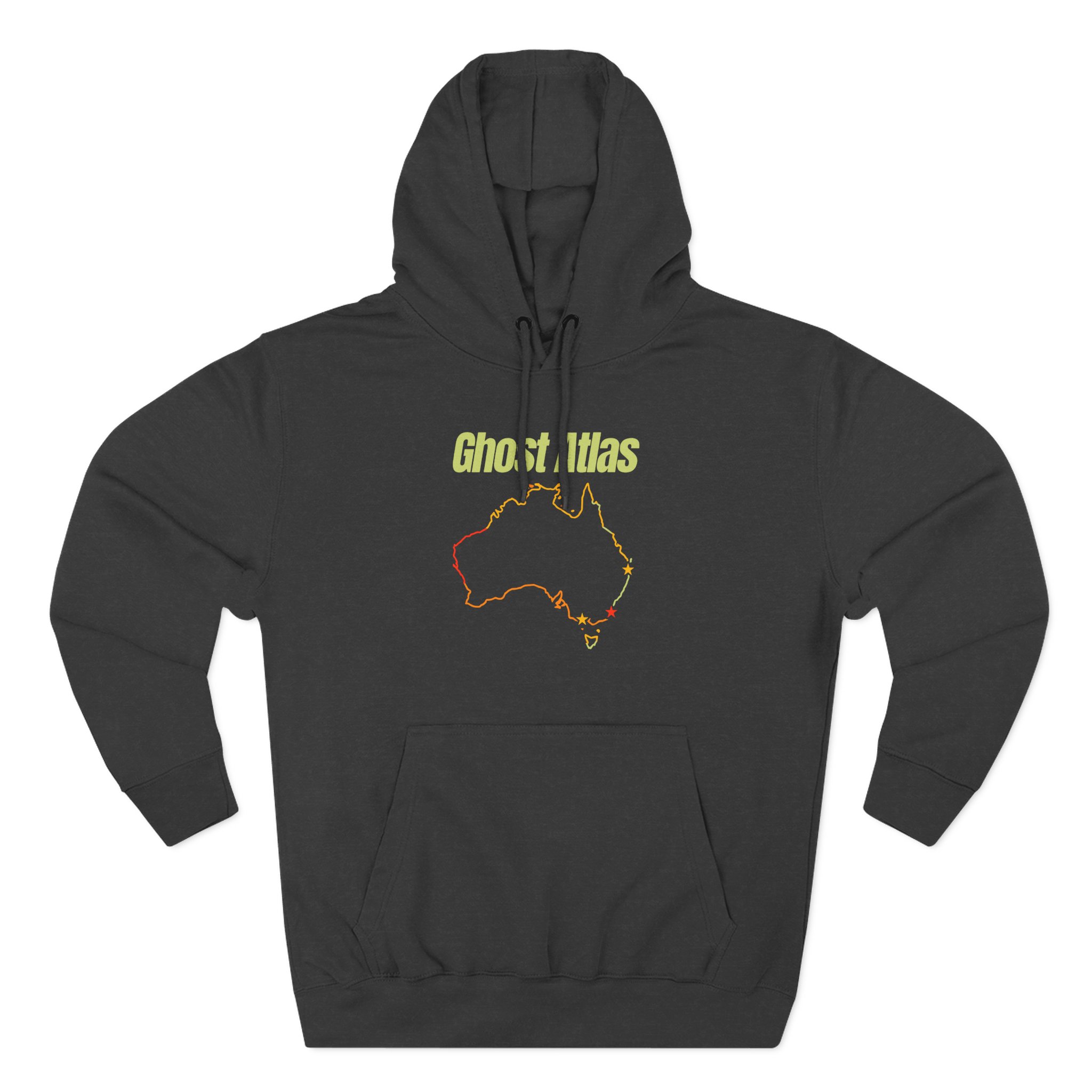 Ghost Atlas Three-Panel Fleece Hoodie