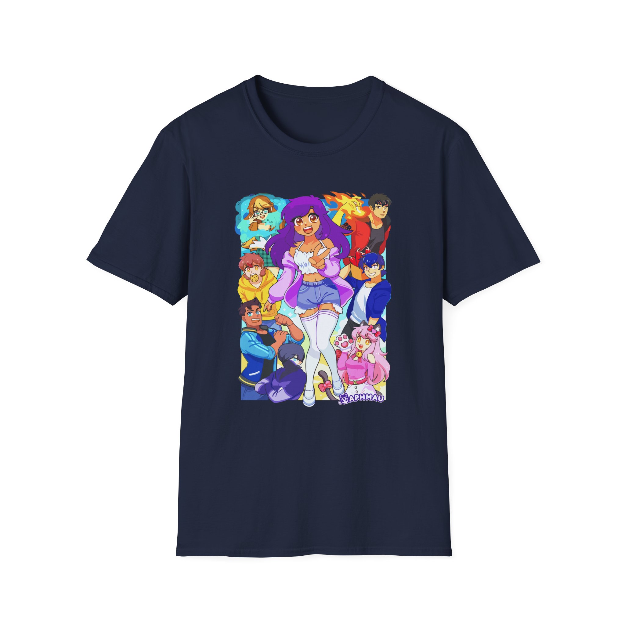 Aphmau & Friends Unisex Softstyle T-Shirt