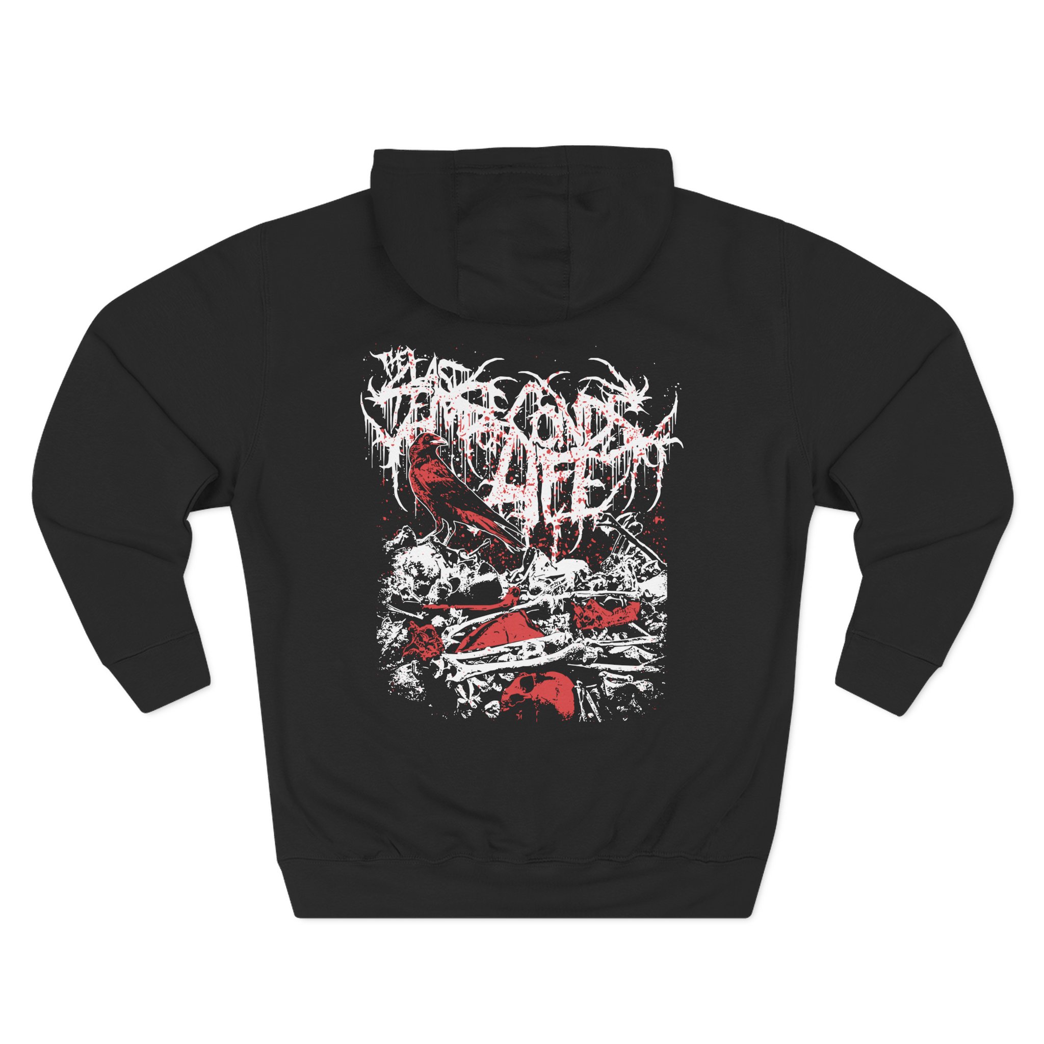 The Last Ten Seconds of Life Three-Panel Fleece Hoodie