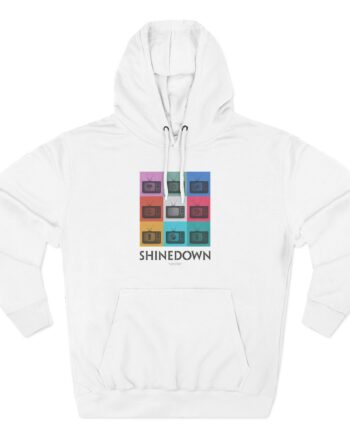 Shinedown TV Discography Three-Panel Fleece Hoodie