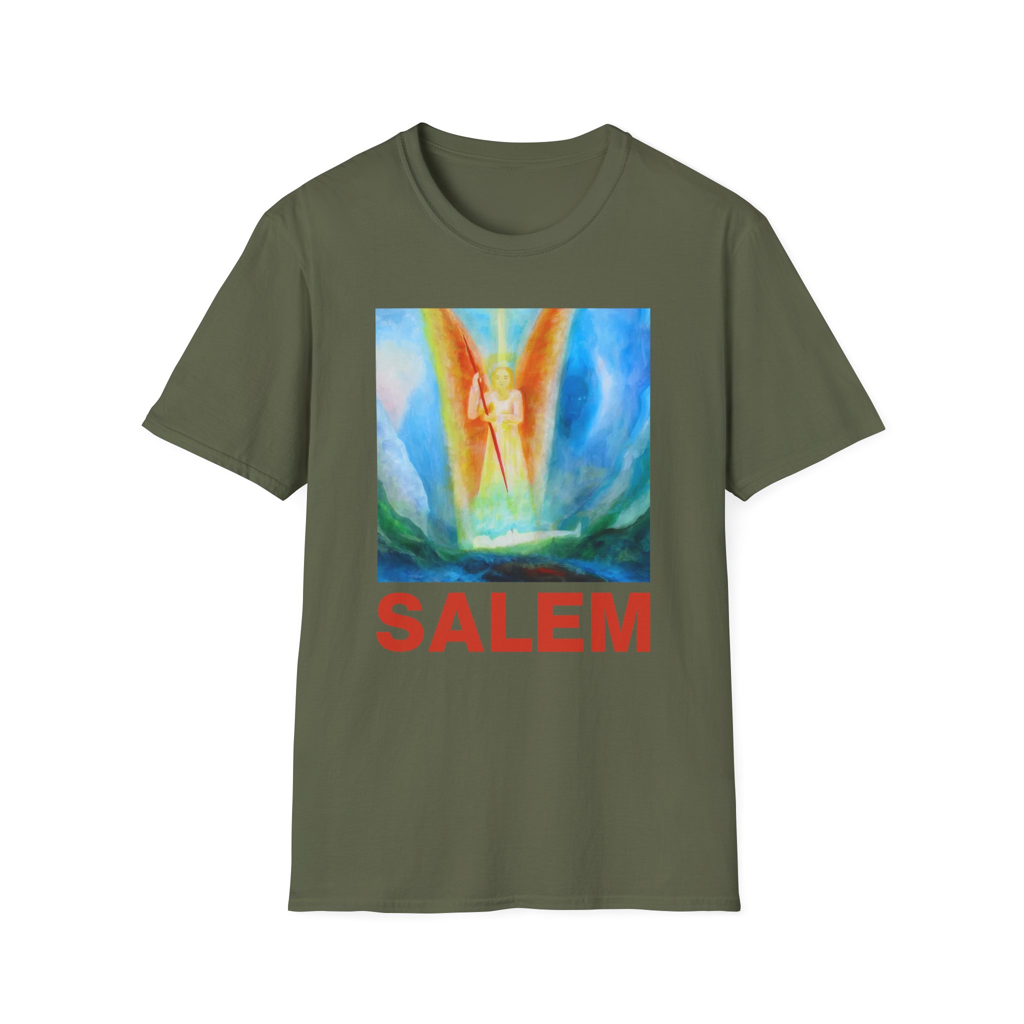 Salem Fires in Heaven Unisex Softstyle T-Shirt