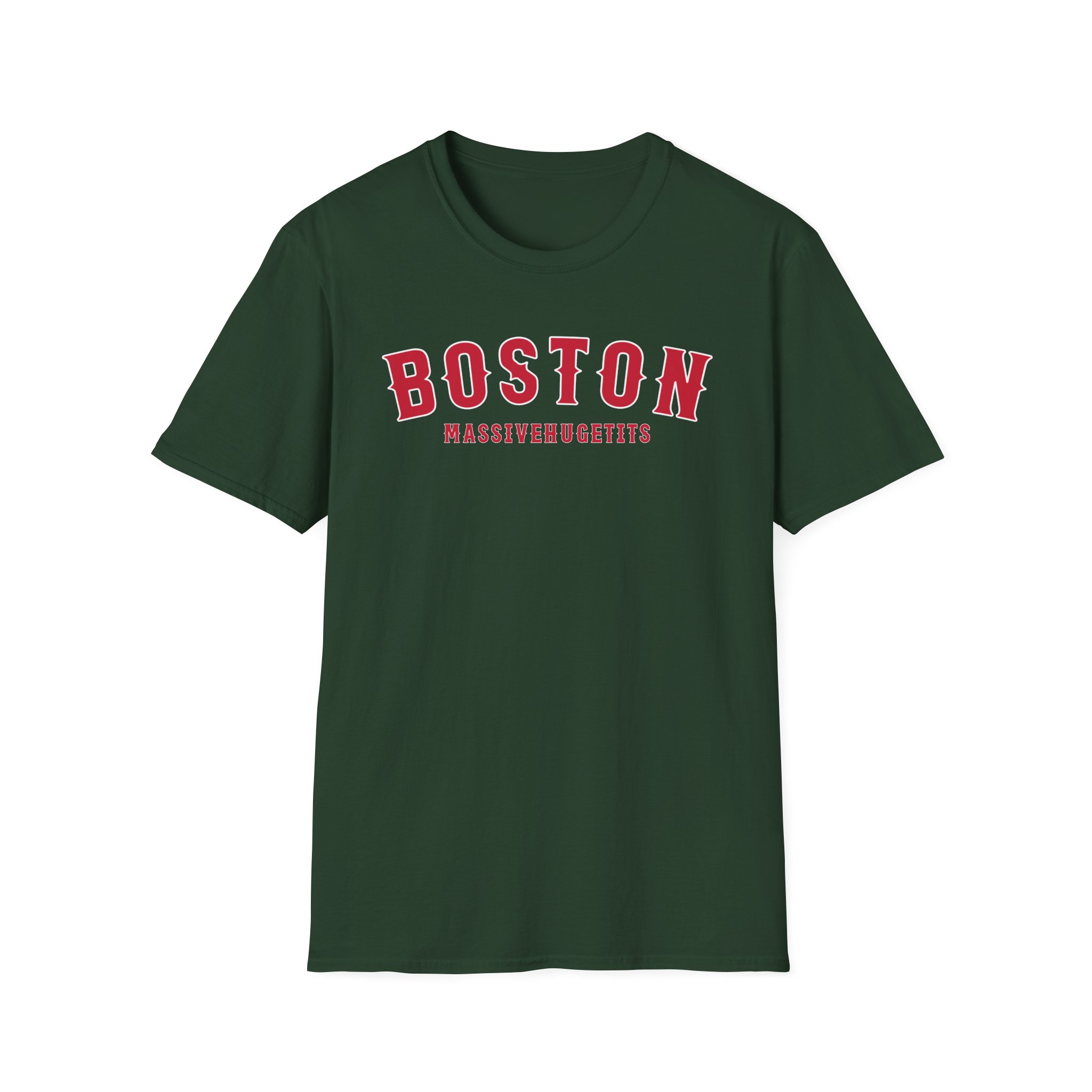Ymh Boston Massivehugetits Unisex Softstyle T-Shirt