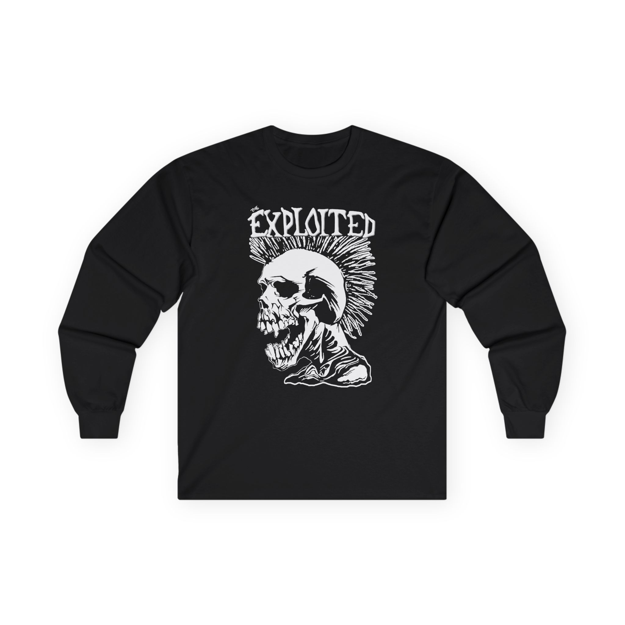 The Exploited Punk Skull Unisex Ultra Cotton Long Sleeve Tee