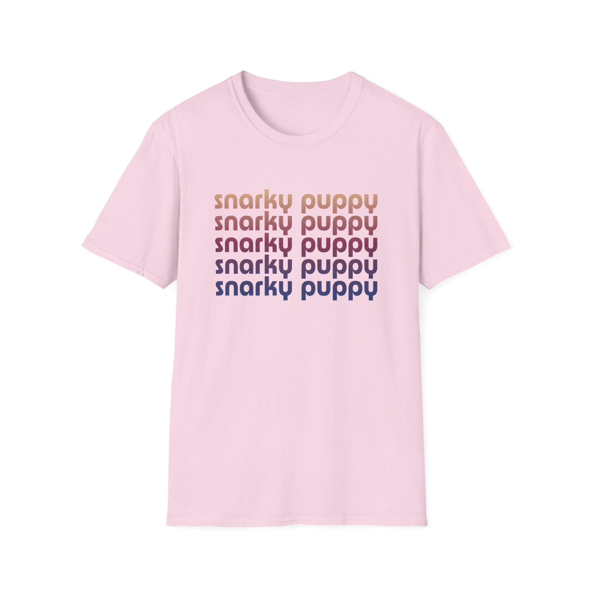 Snarky Puppy Repeating Logo Unisex Softstyle T-shirt