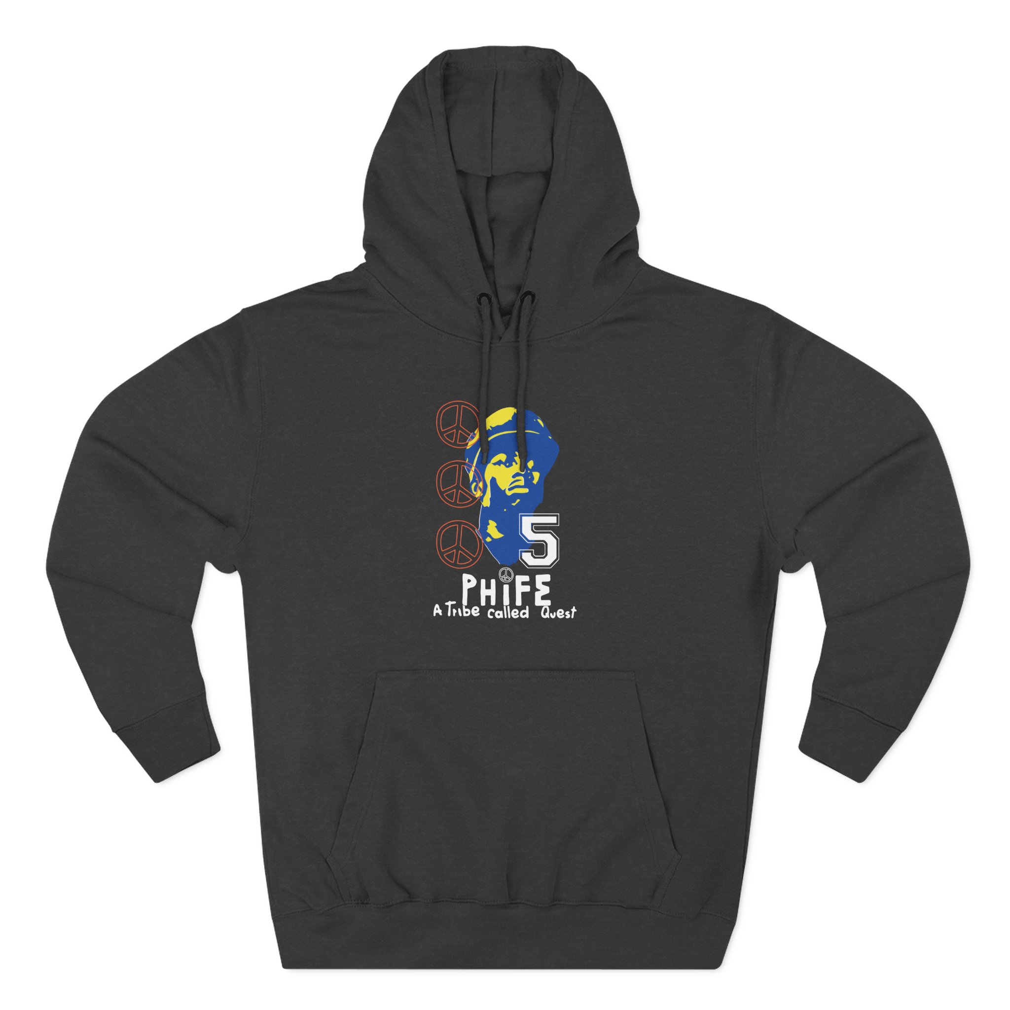 A Tribe Called Quest Phife Peace Three-Panel Fleece Hoodie