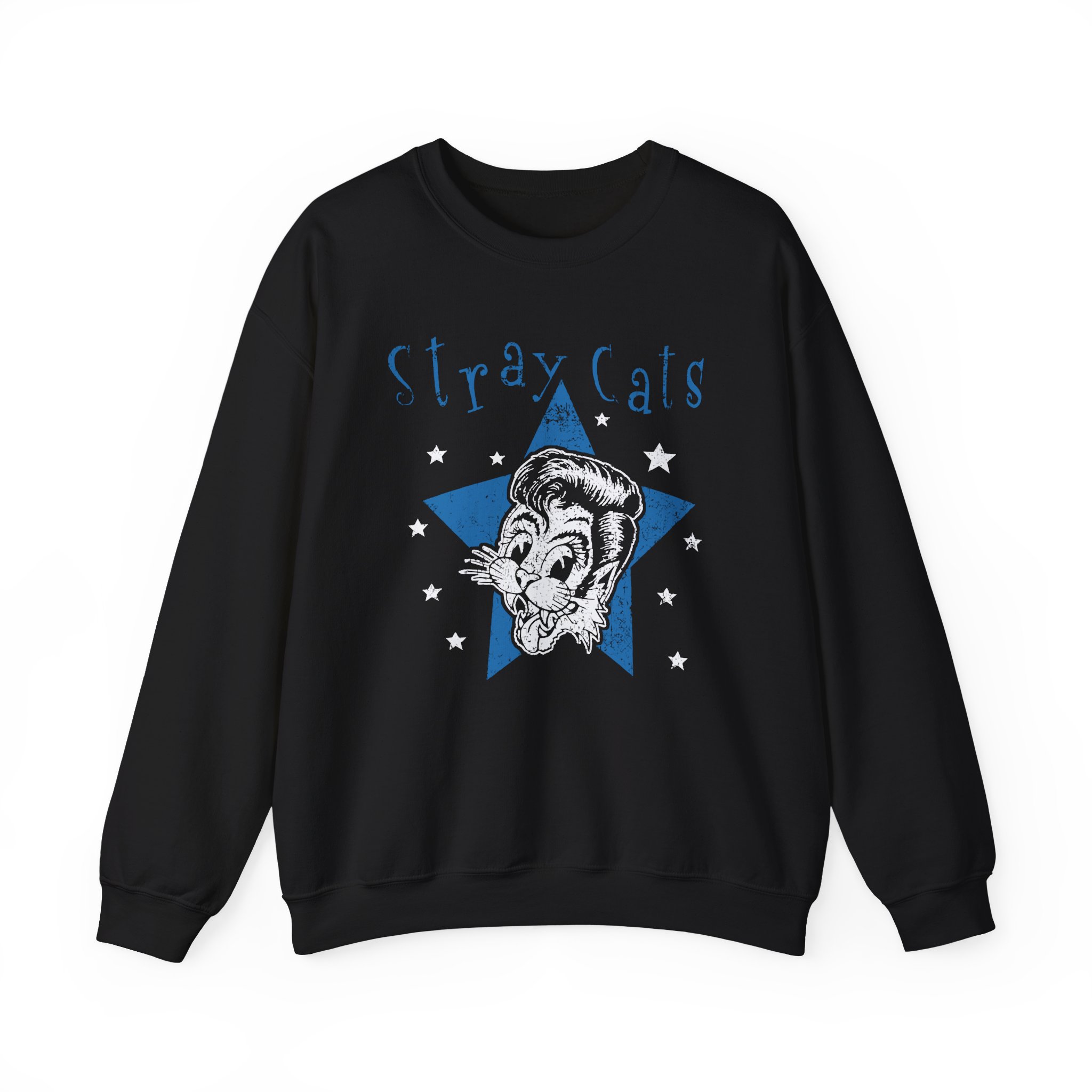 Stray Cats Star Cat Unisex Heavy Blendâ„¢ Crewneck Sweatshirt