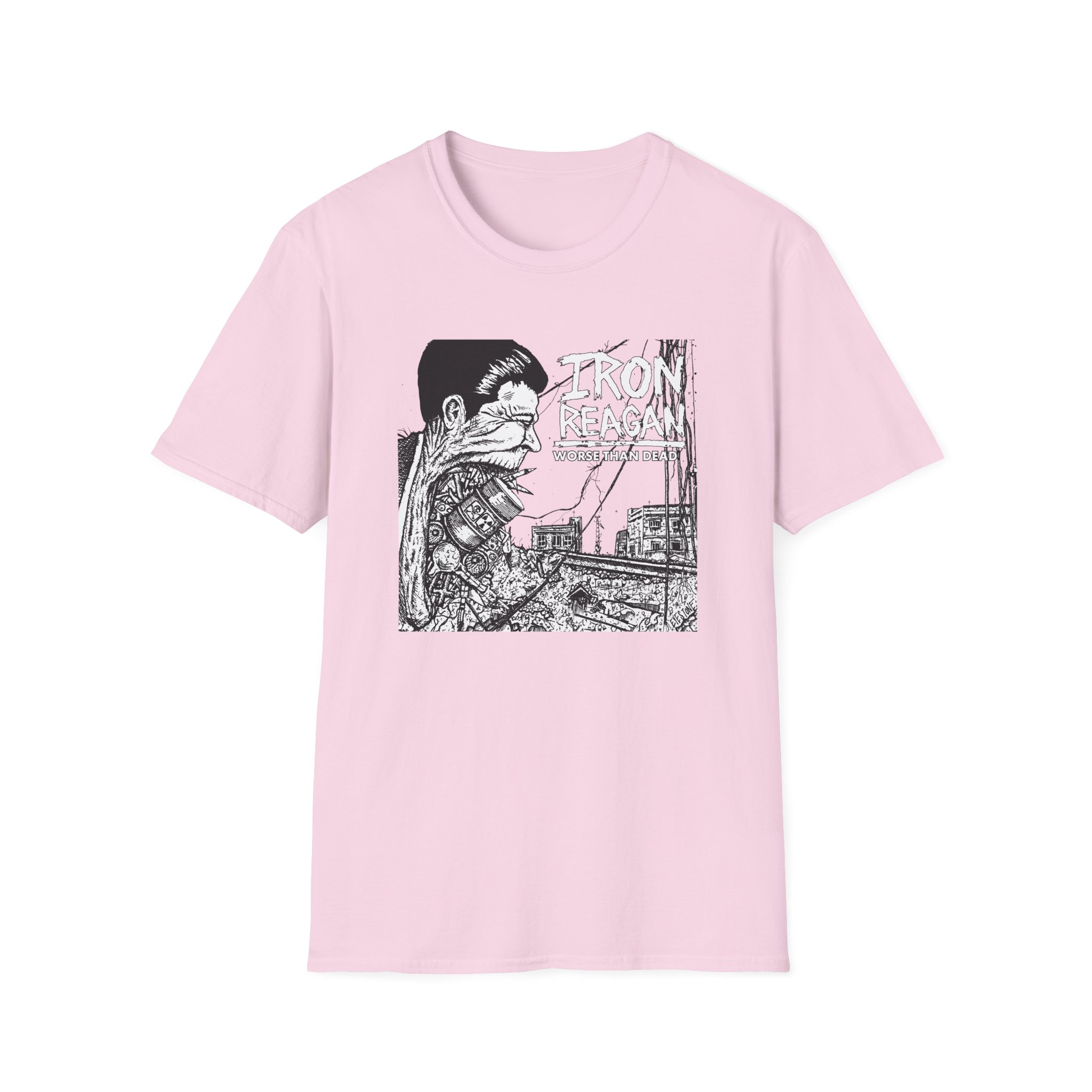 Iron Reagan Worse Than Dead Unisex Softstyle T-Shirt