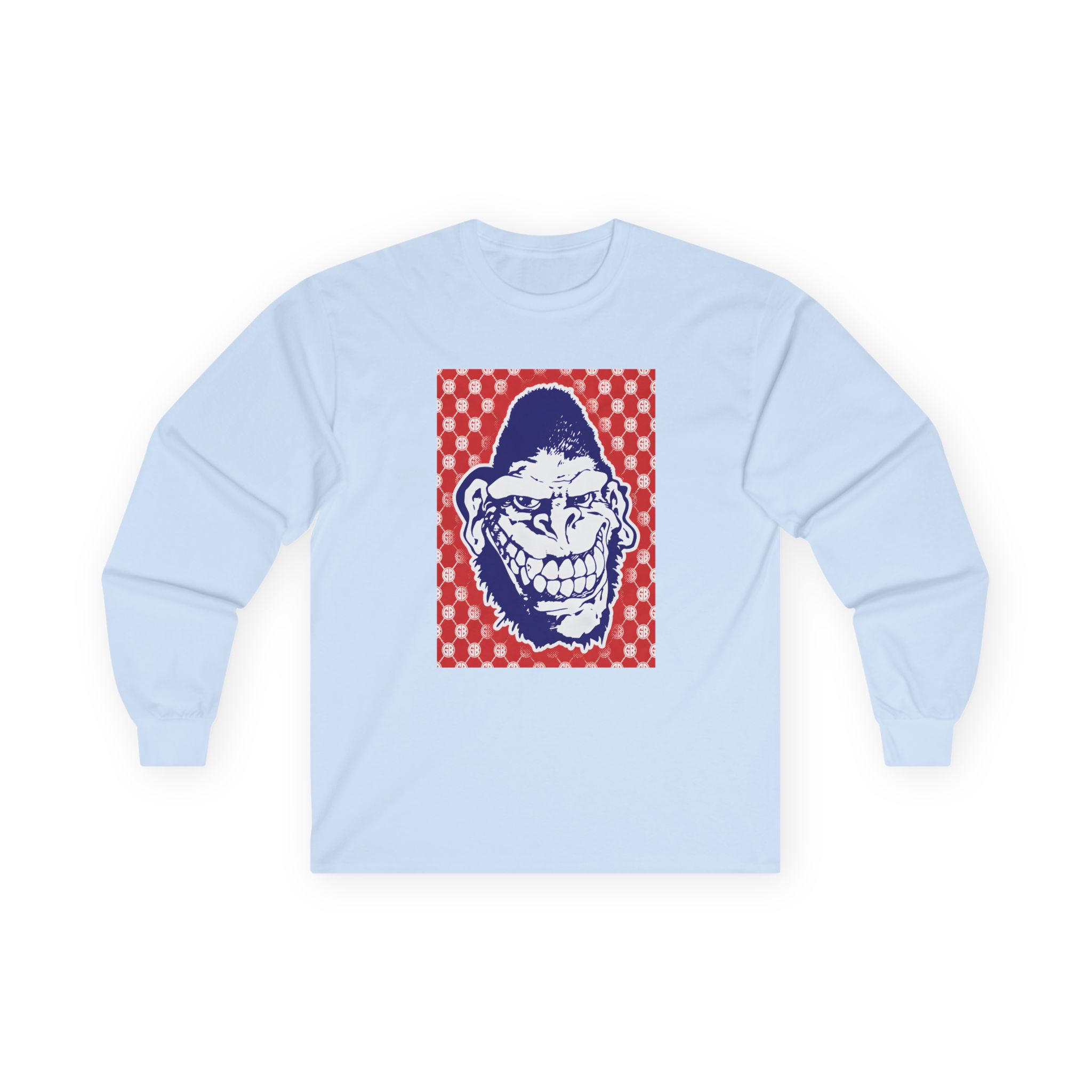 Gorilla Biscuits Gb Pattern Unisex Ultra Cotton Long Sleeve Tee