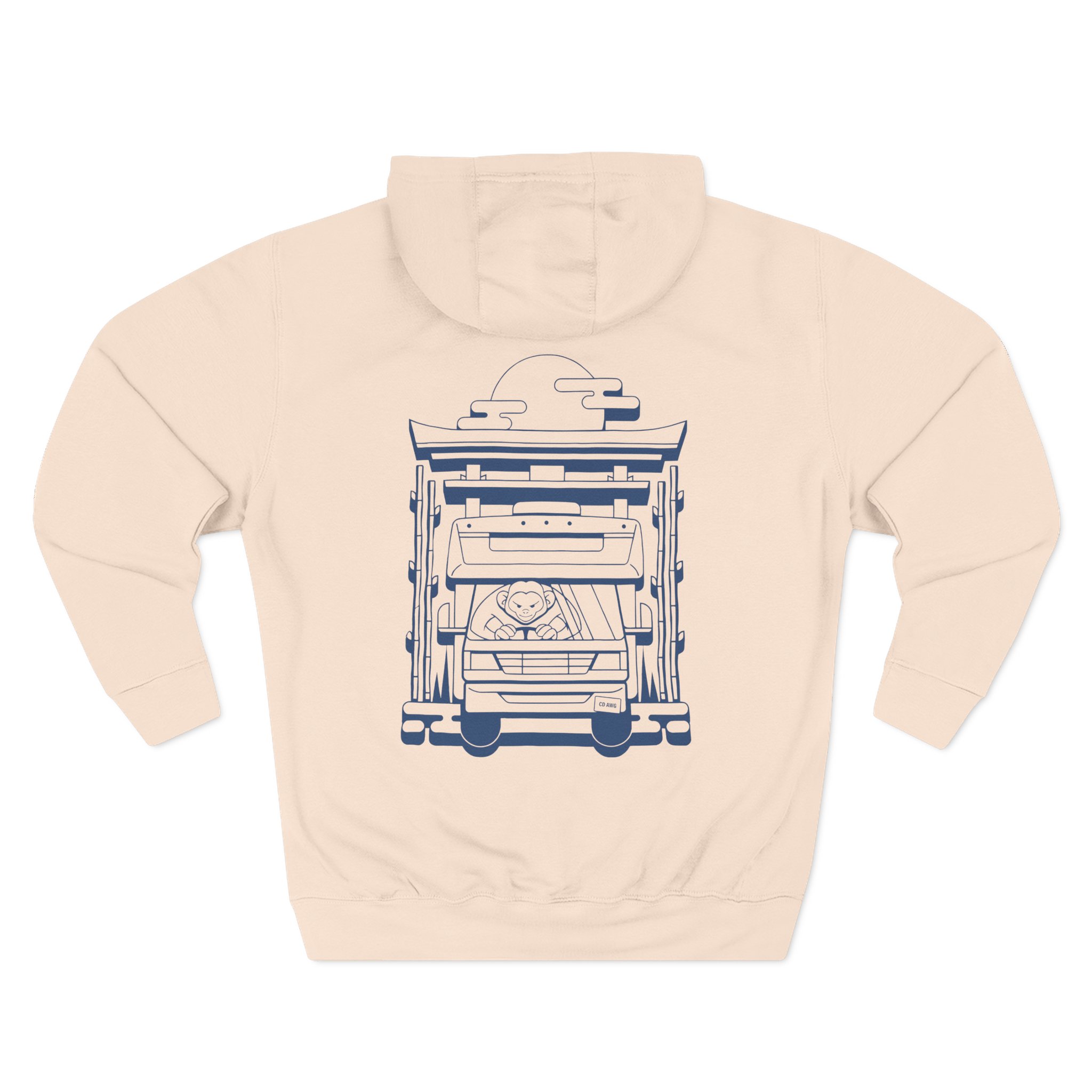 Cdawgva Japan Joyride Three-Panel Fleece Hoodie